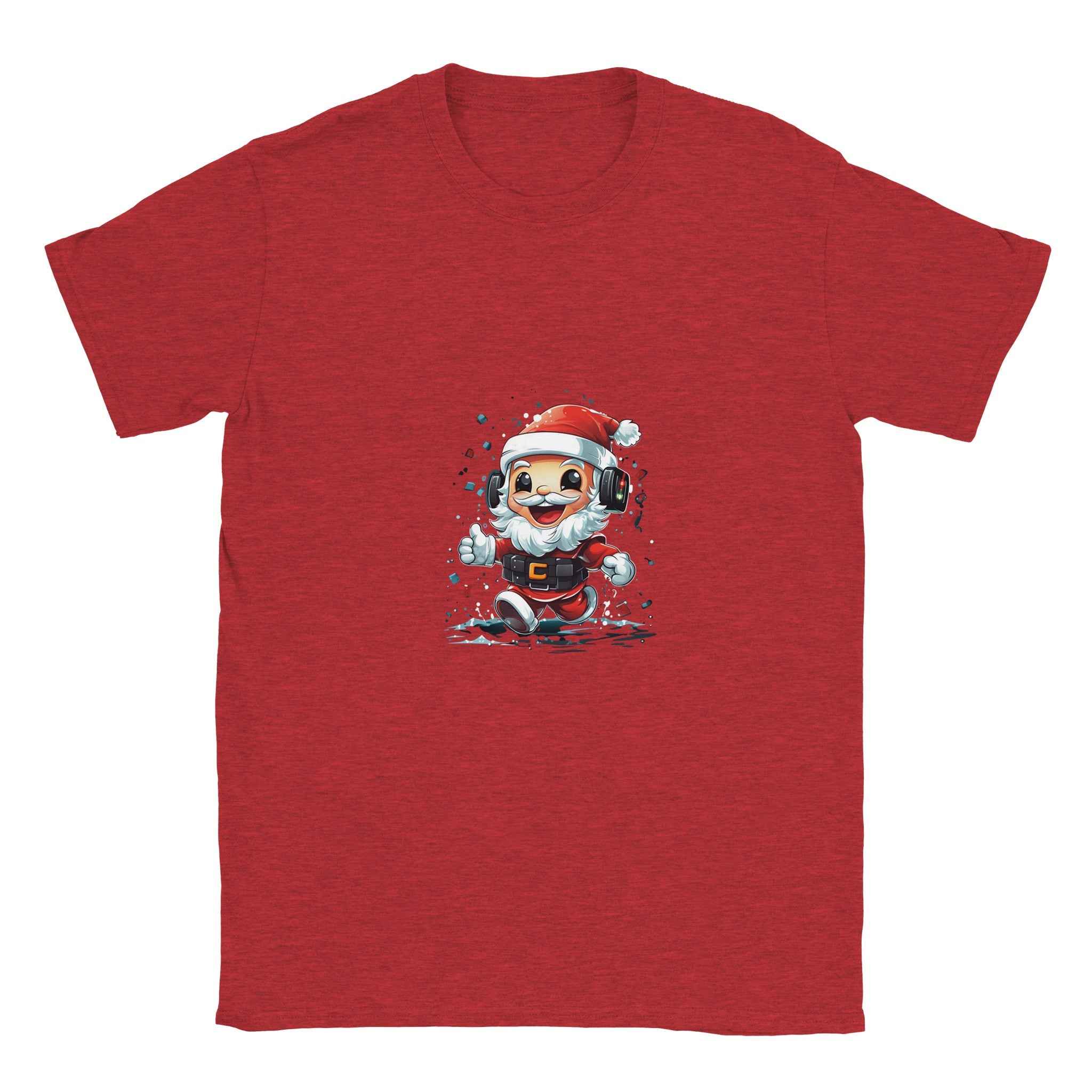 DJ Santa Claus Christmas Shirt – Festive Holiday Graphic Tee for Music Lovers