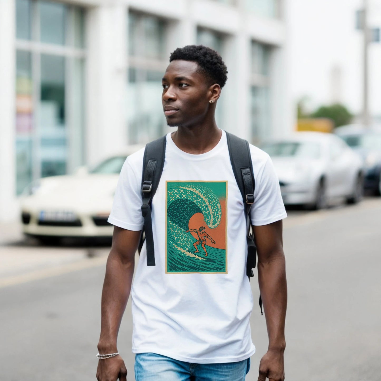 XRP Wave Shirt – Retro Surf Crypto Beach Tee - F4 Custom Prints