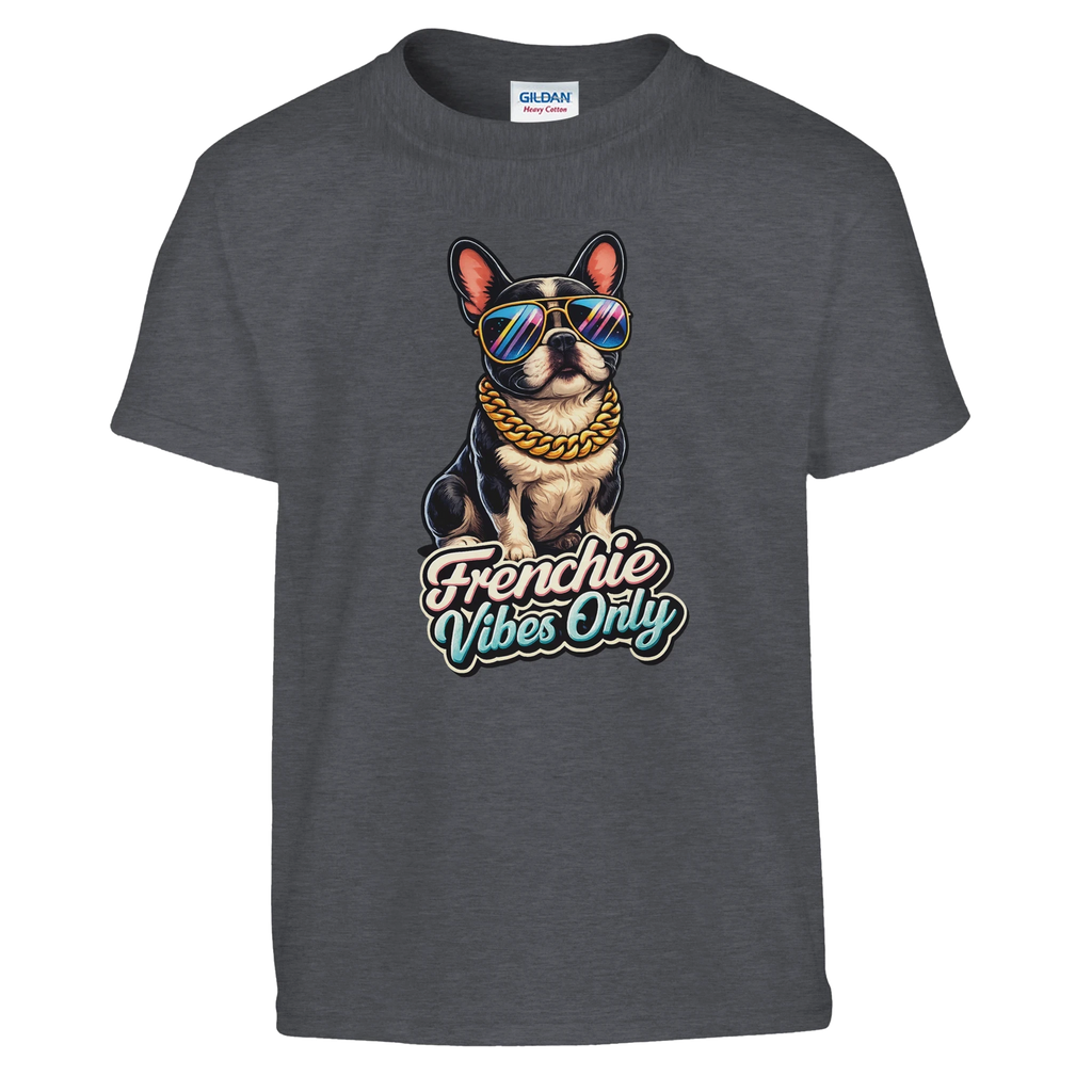 Kids Frenchie Vibes Only T-Shirt