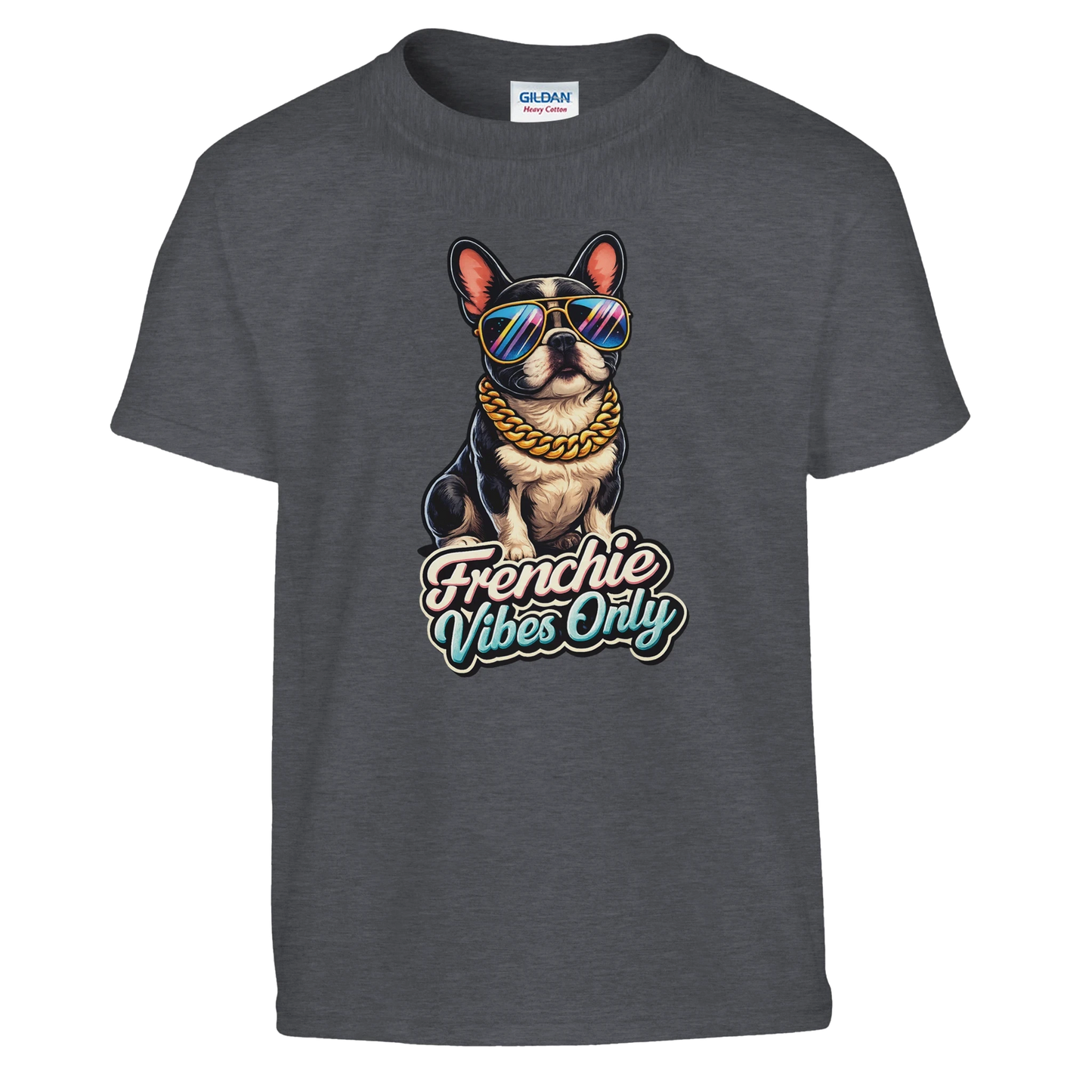 Kids Frenchie Vibes Only T-Shirt