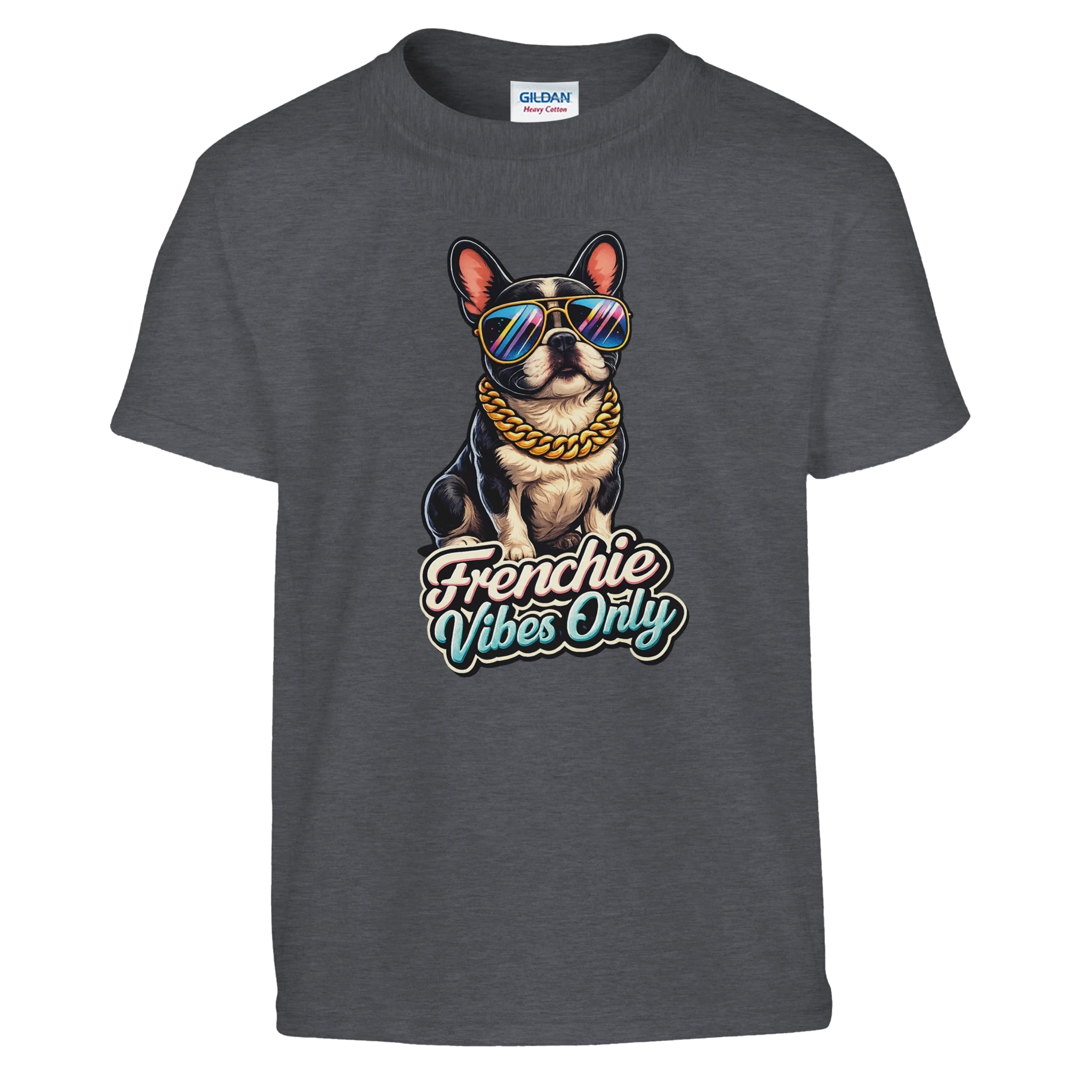 Kids Frenchie Vibes Only T-Shirt