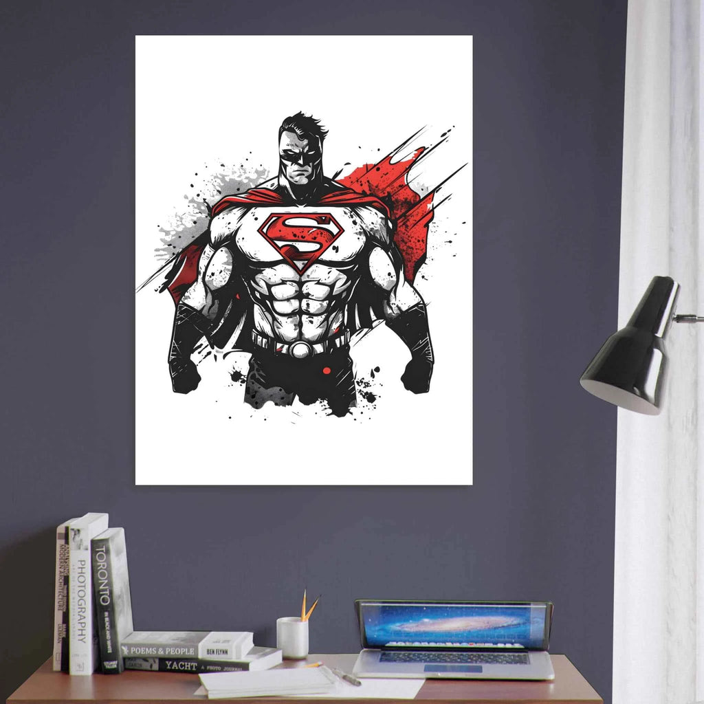 Shadow Superman Fine Art Poster