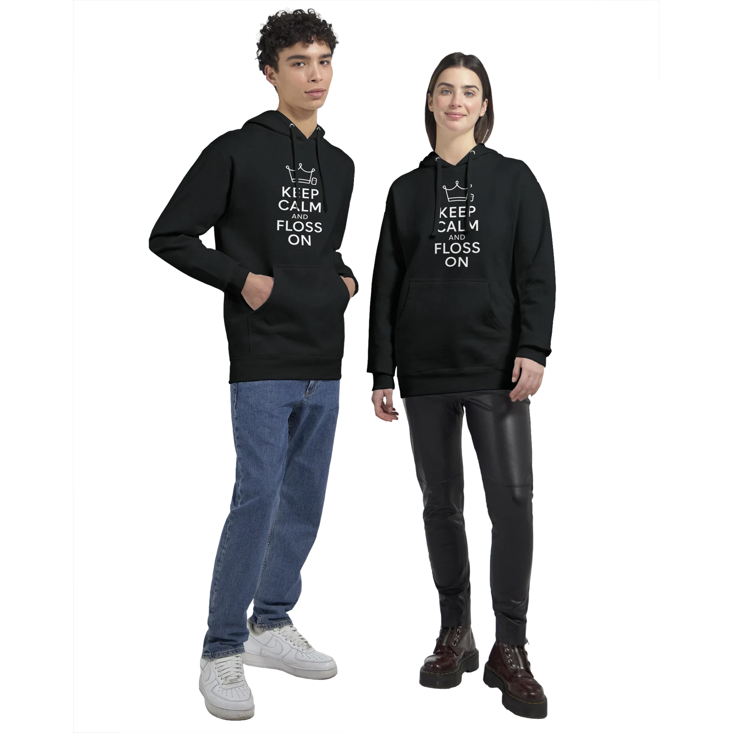 Keep Calm and Floss On Hoodie