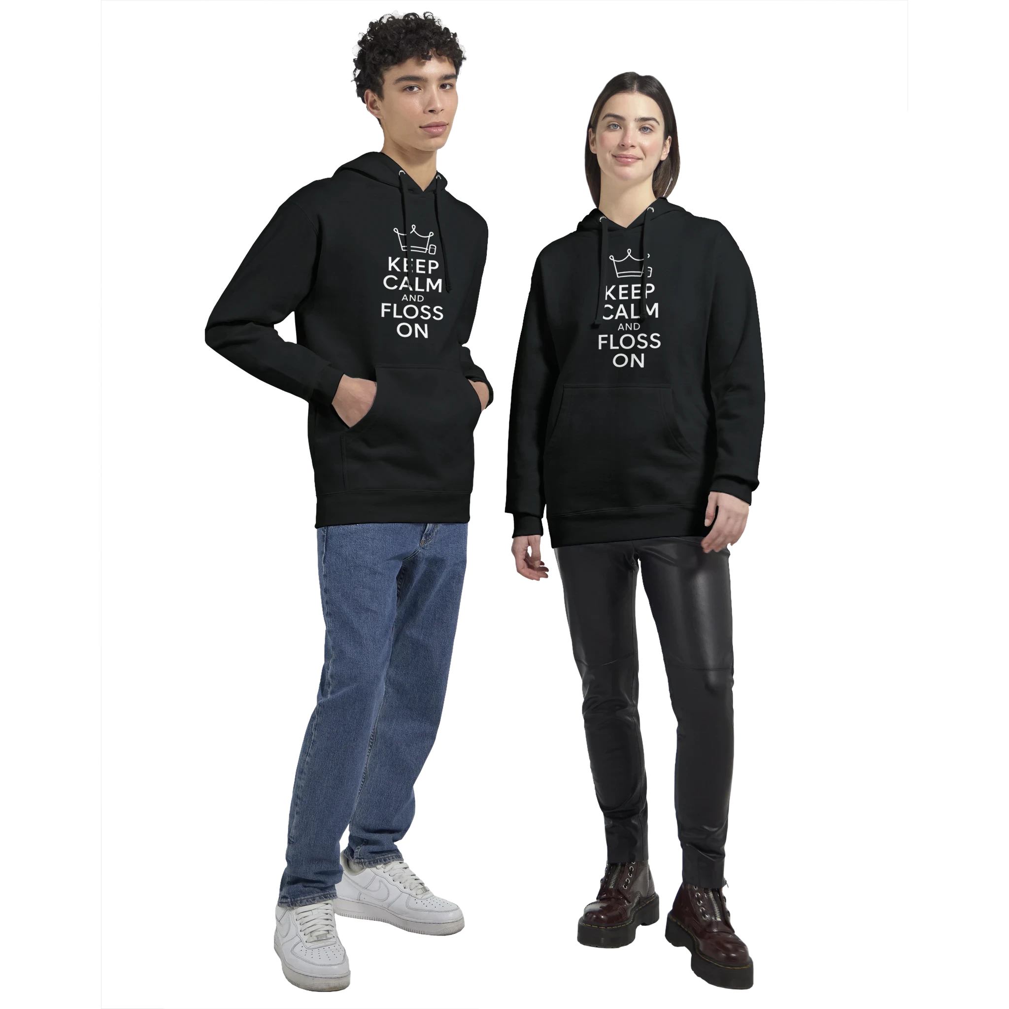 Keep Calm and Floss On Hoodie