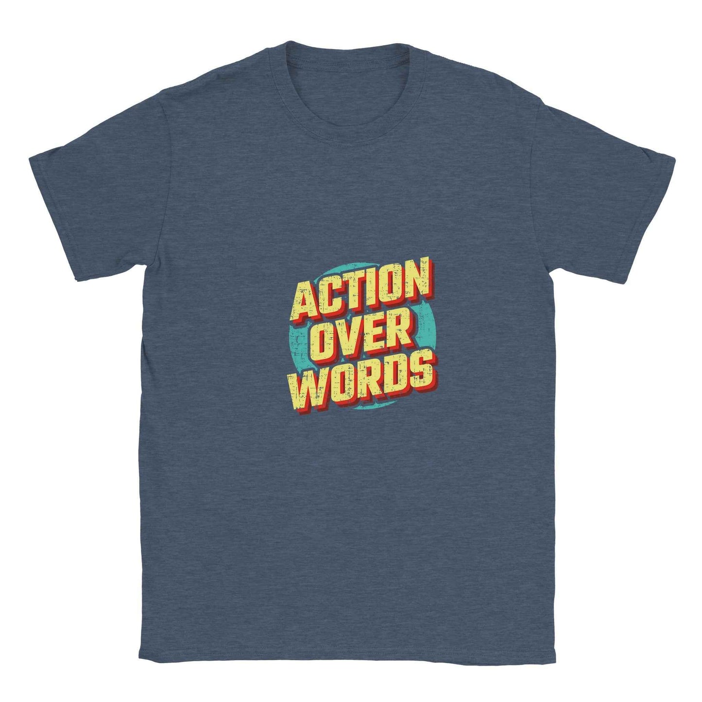 Action Over Words Graphic Tee – Premium Comfort & Bold Style for Everyday Wear