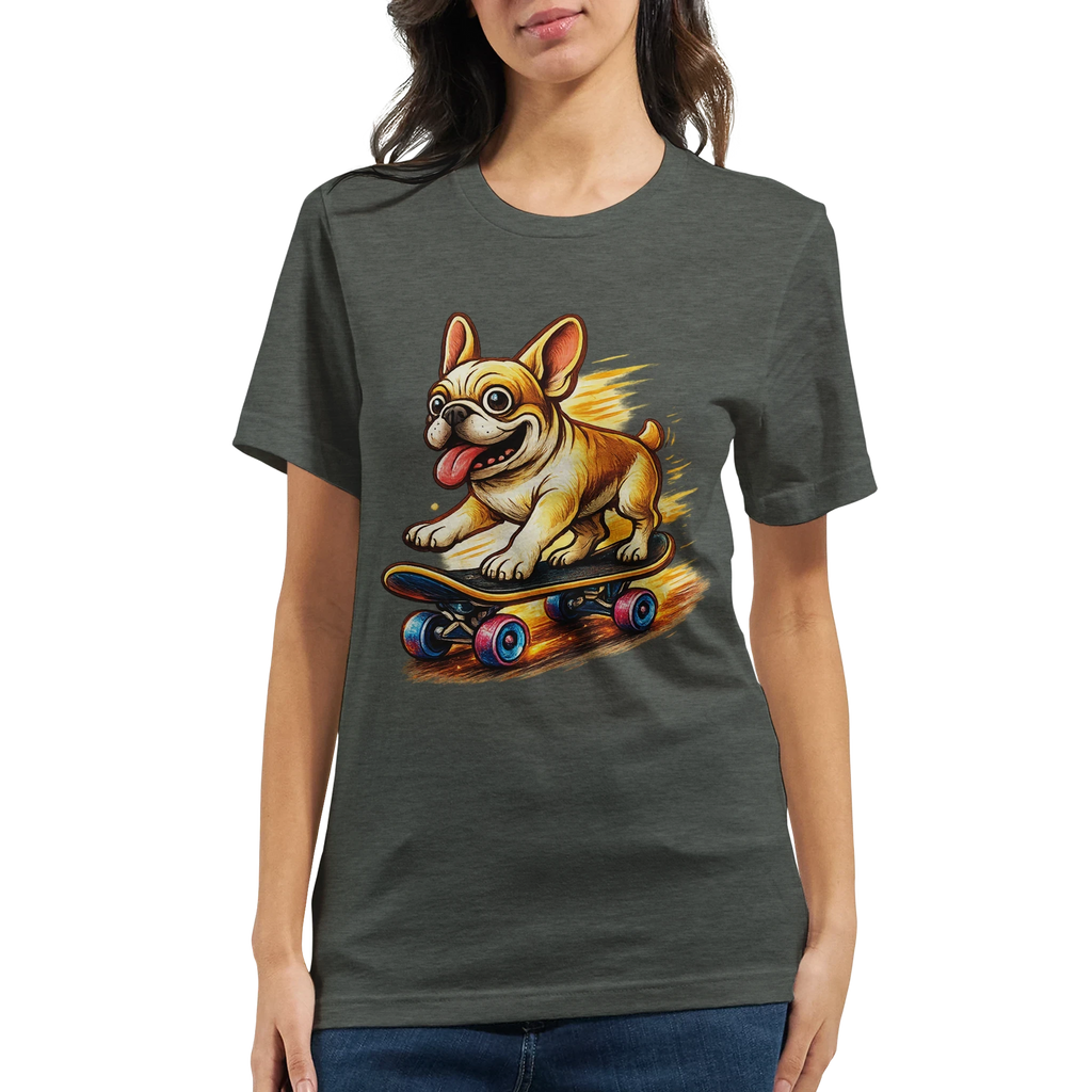 Skater Frenchie T-Shirt