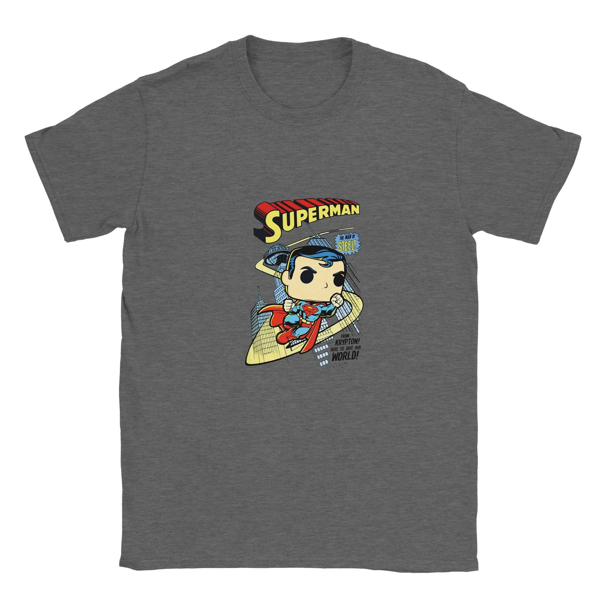 Funko Pop! Superman T-Shirt – Heroic Comic-Inspired Graphic Tee in Multiple Colors