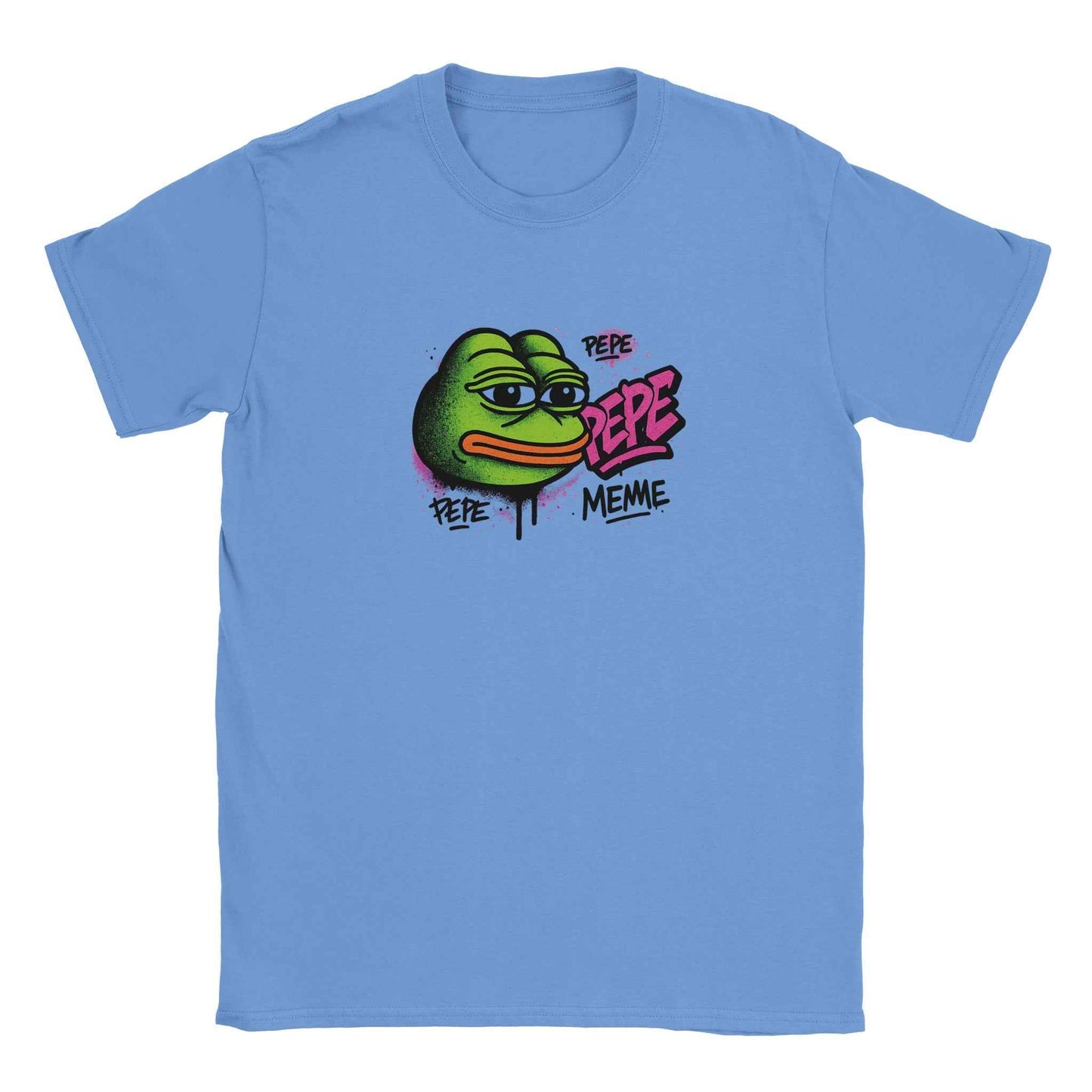 PEPE T-Shirt – Retro Arcade Frog Vibe in Neon Pink & Green