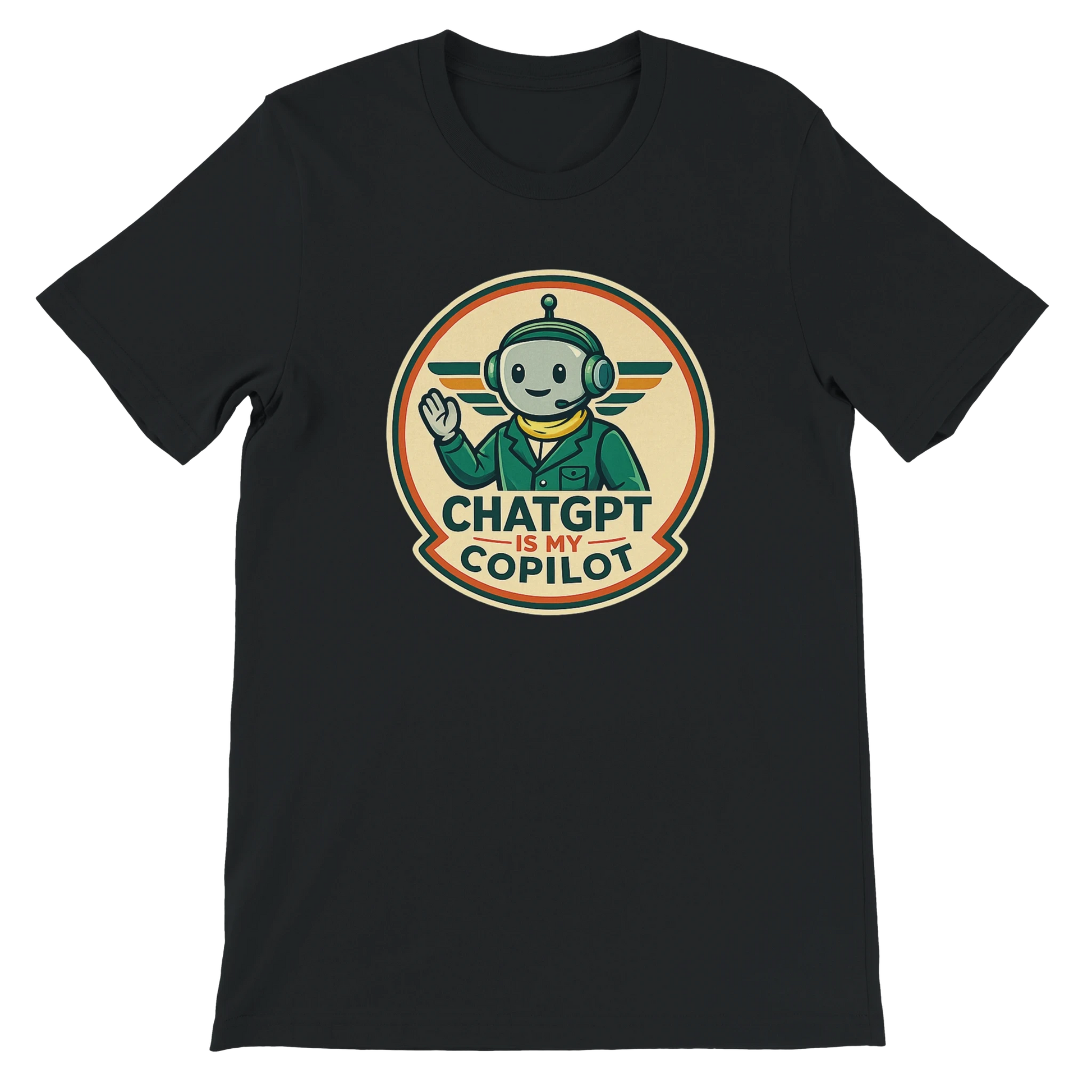 AI Co-Pilot Retro Tech T-Shirt