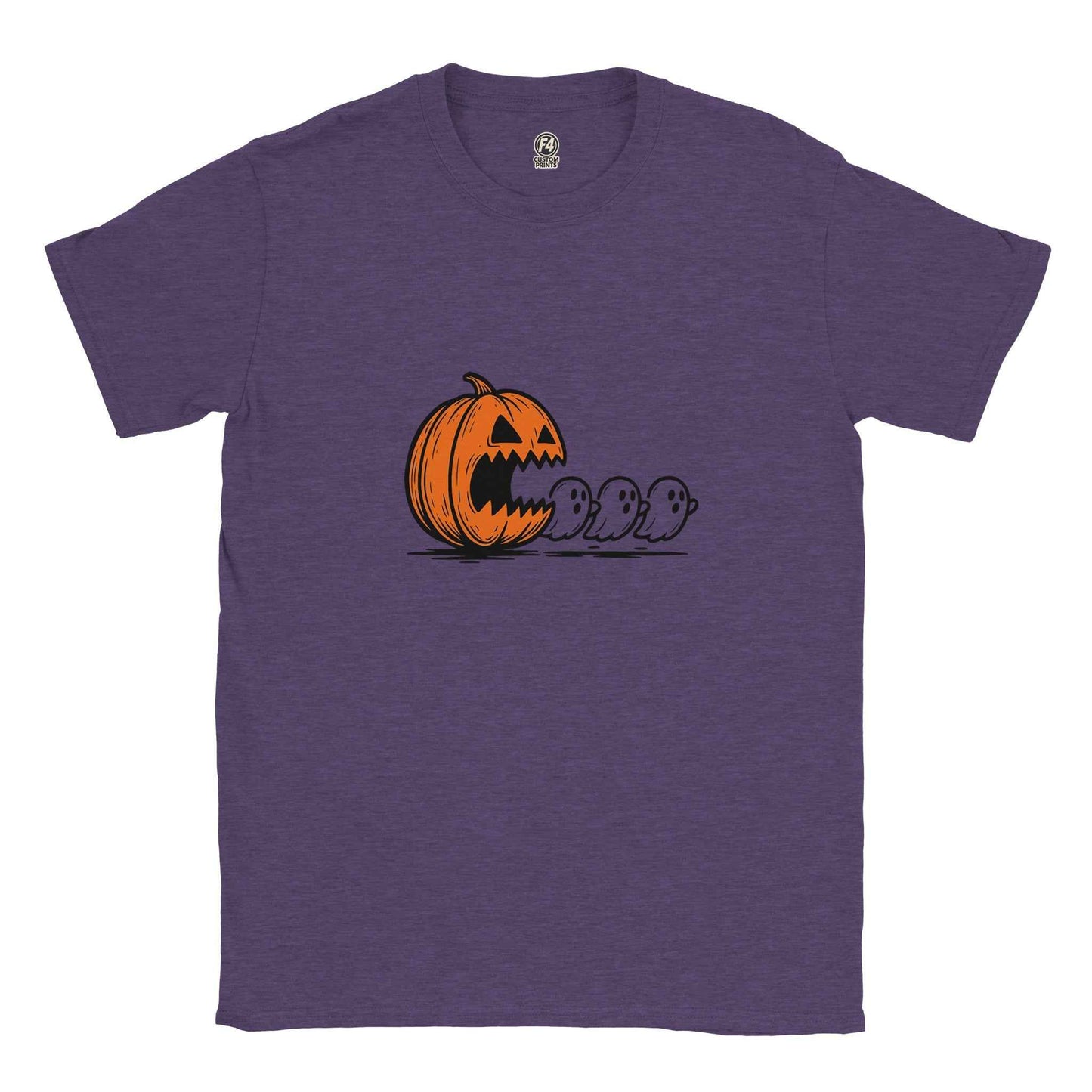 Chomped by the Pumpkin Halloween T-Shirt – Funny Halloween Tee - F4 Custom Prints
