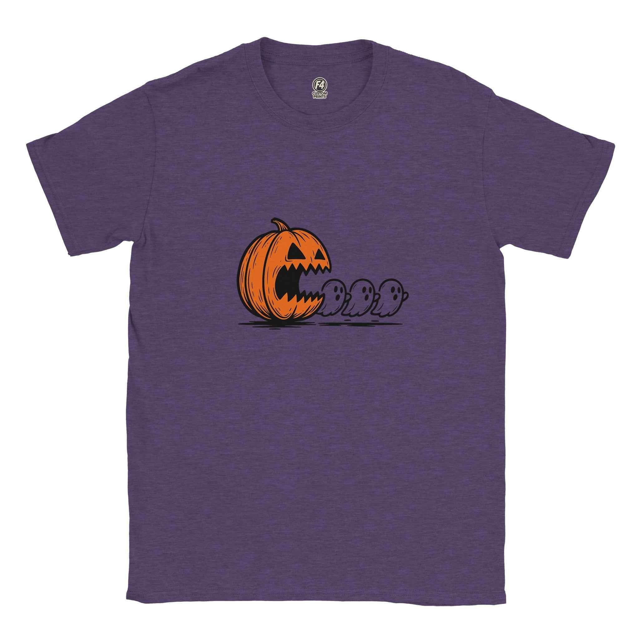 Chomped by the Pumpkin – Funny Halloween Ghost Chase T-Shirt