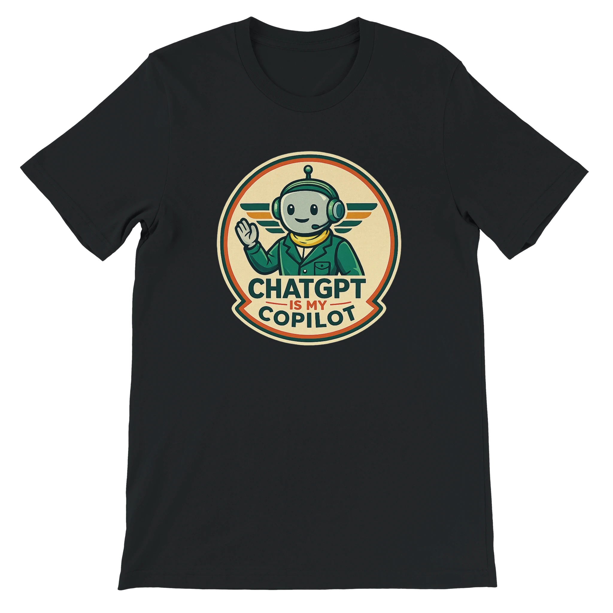 AI Co-Pilot Retro Tech T-Shirt