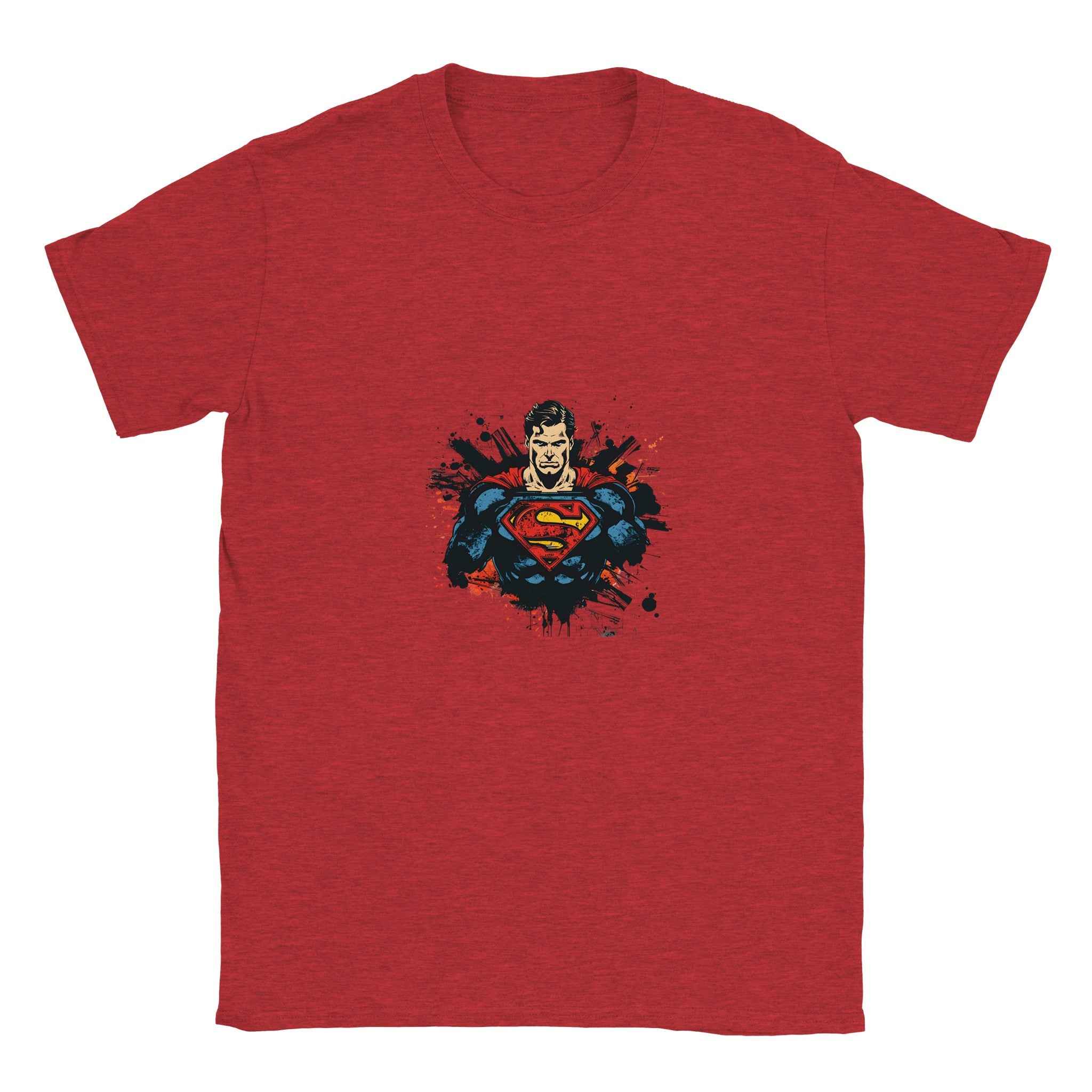 Abstract Superman Crest T-Shirt – Heroic Comic-Inspired Graphic Tee for Men & Women