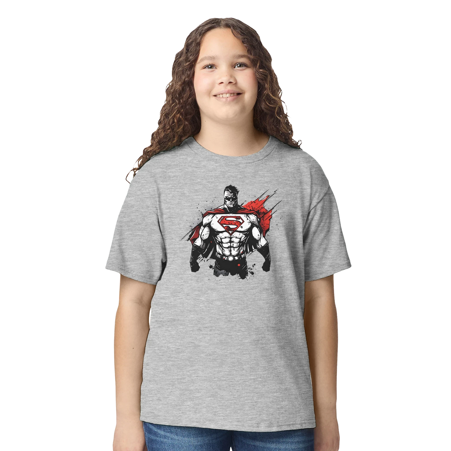 Kids Shadow Superman T-Shirt