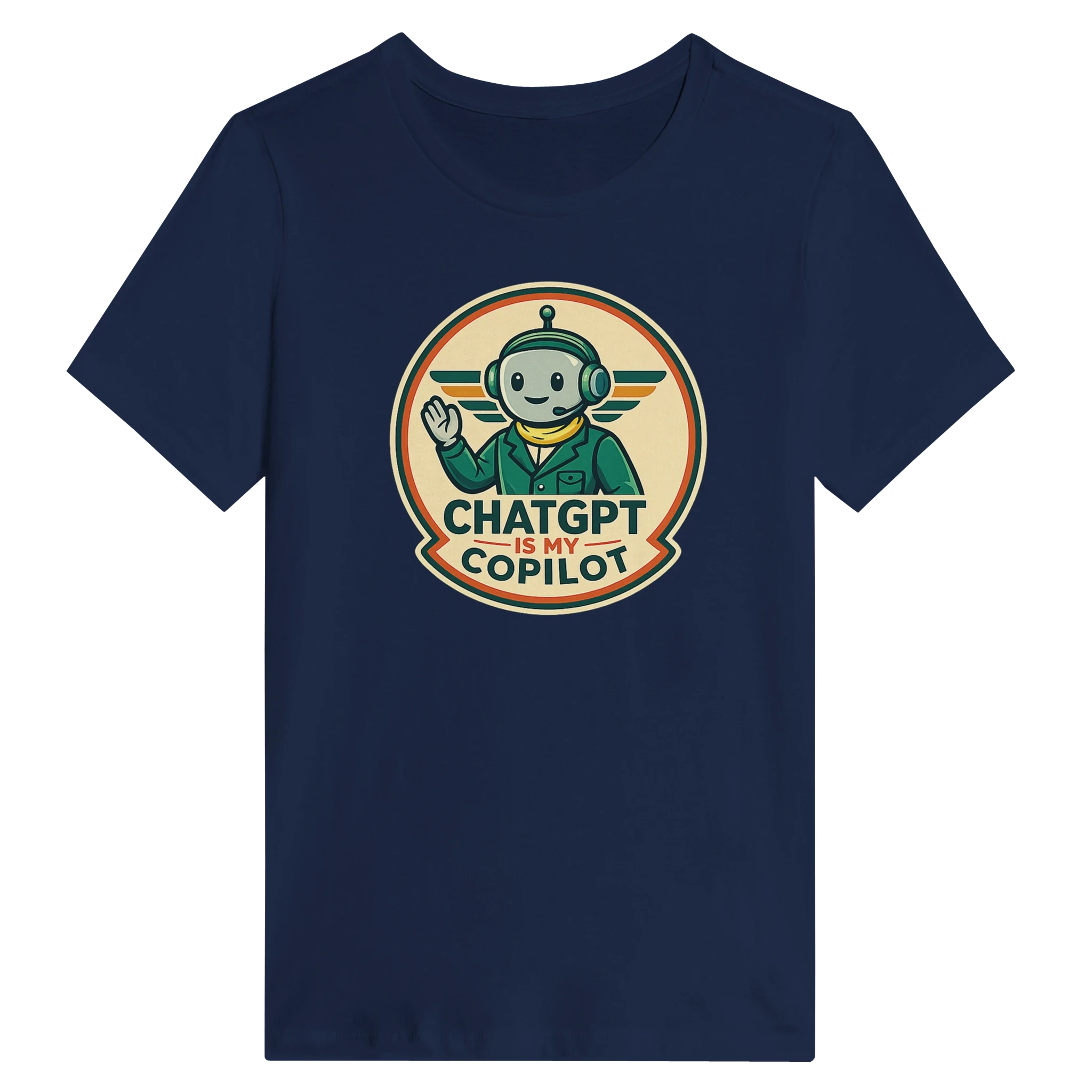 Women’s AI Co-Pilot Retro Tech T-Shirt
