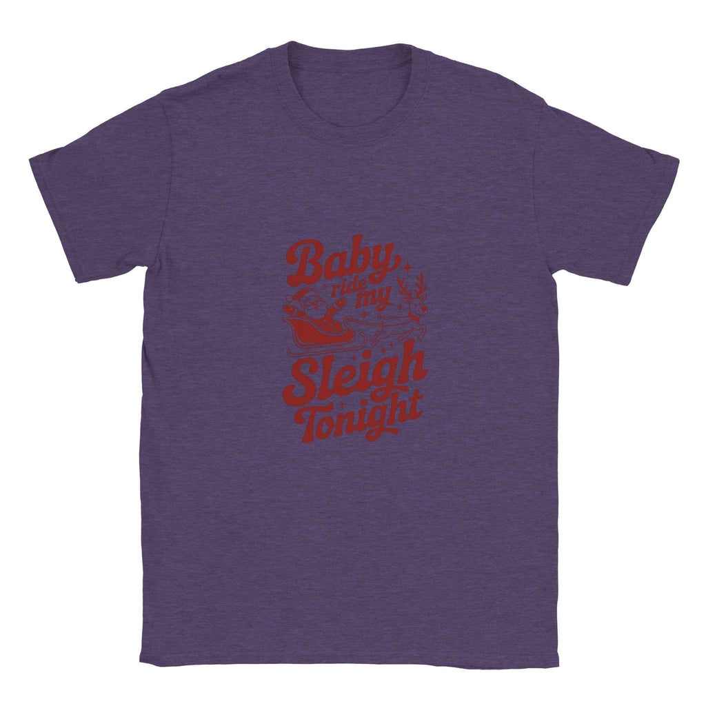 Baby Ride My Sleigh Tonight Christmas Shirt – Festive Holiday Graphic Tee for All