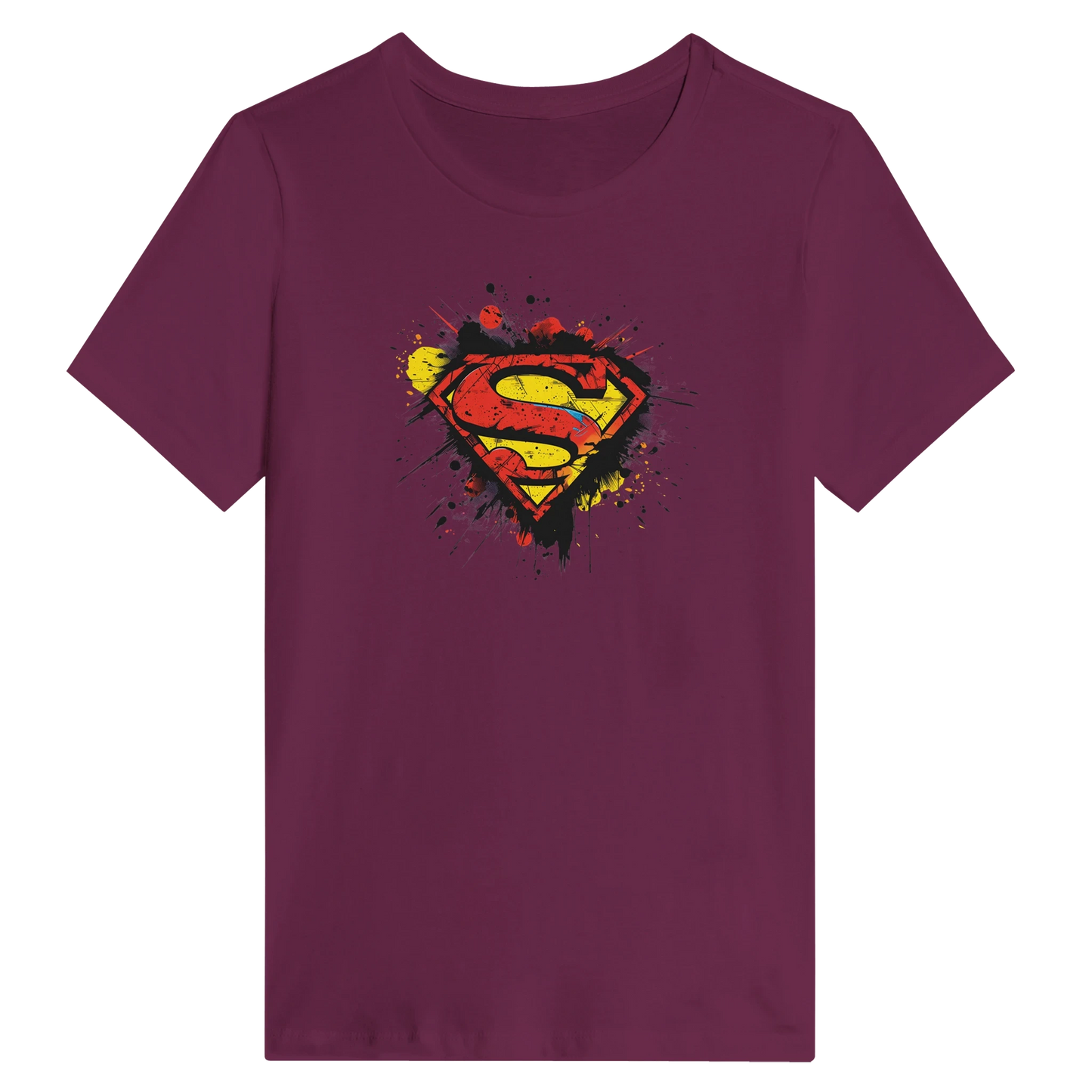Women’s Superman Splatter Shield T-Shirt