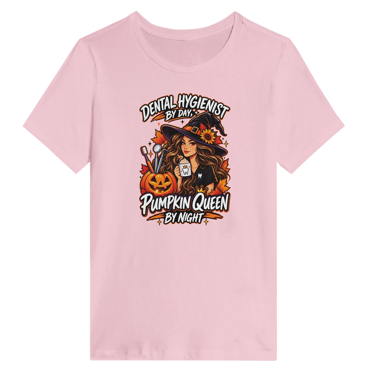 Pumpkin Queen Dental Hygienist Halloween Women's Shirt