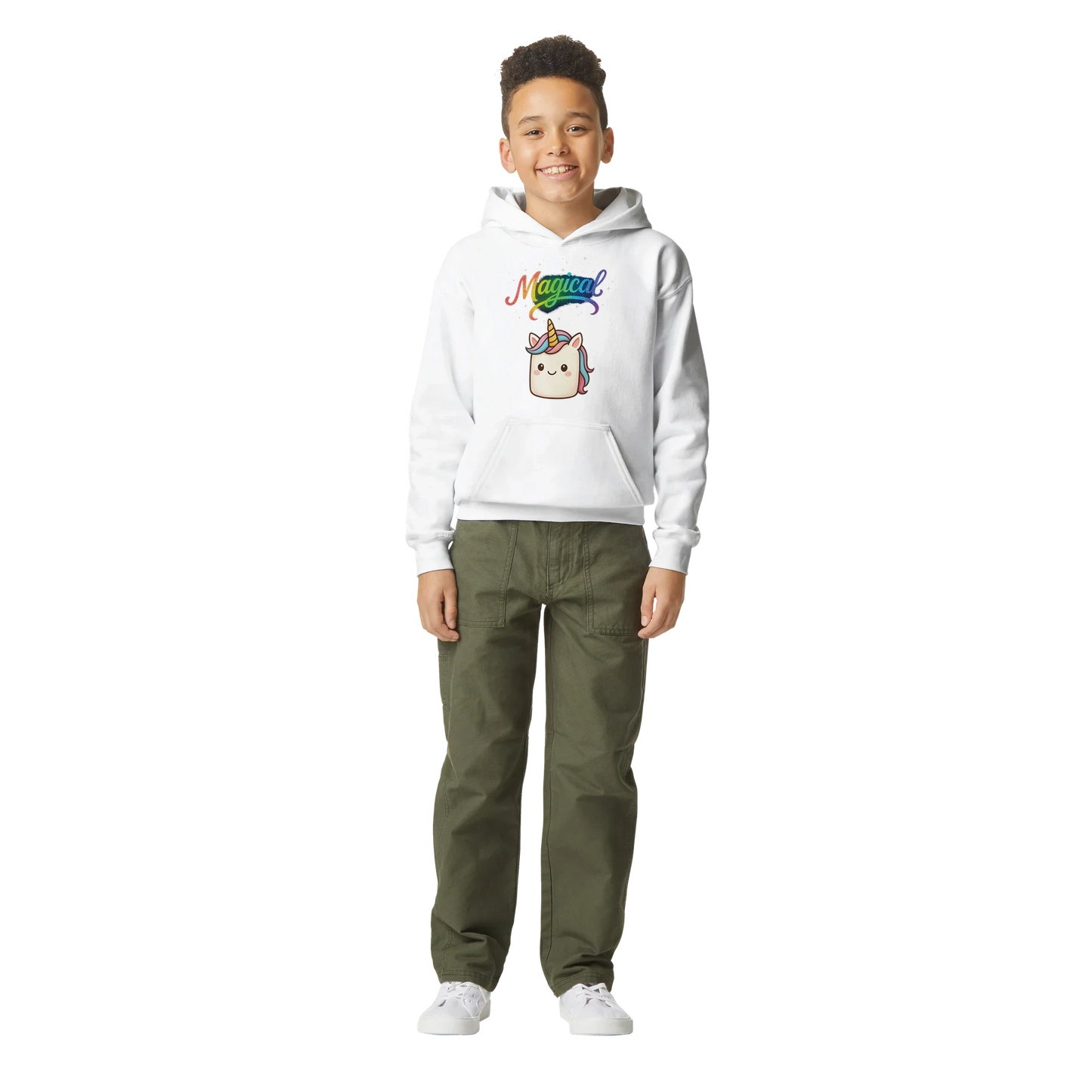 Magical Unicorn Rainbow Kids Hoodie