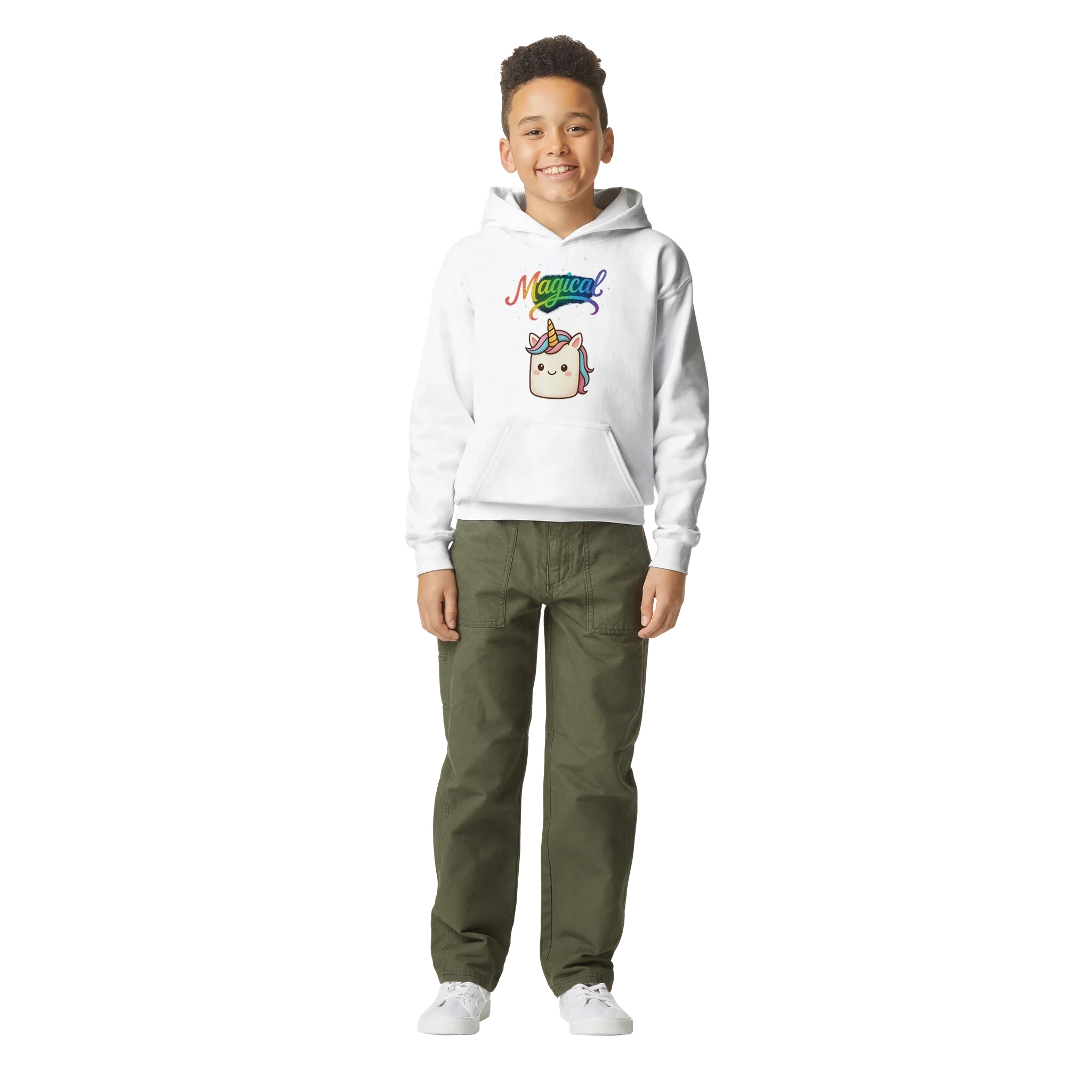 Magical Unicorn Rainbow Kids Hoodie