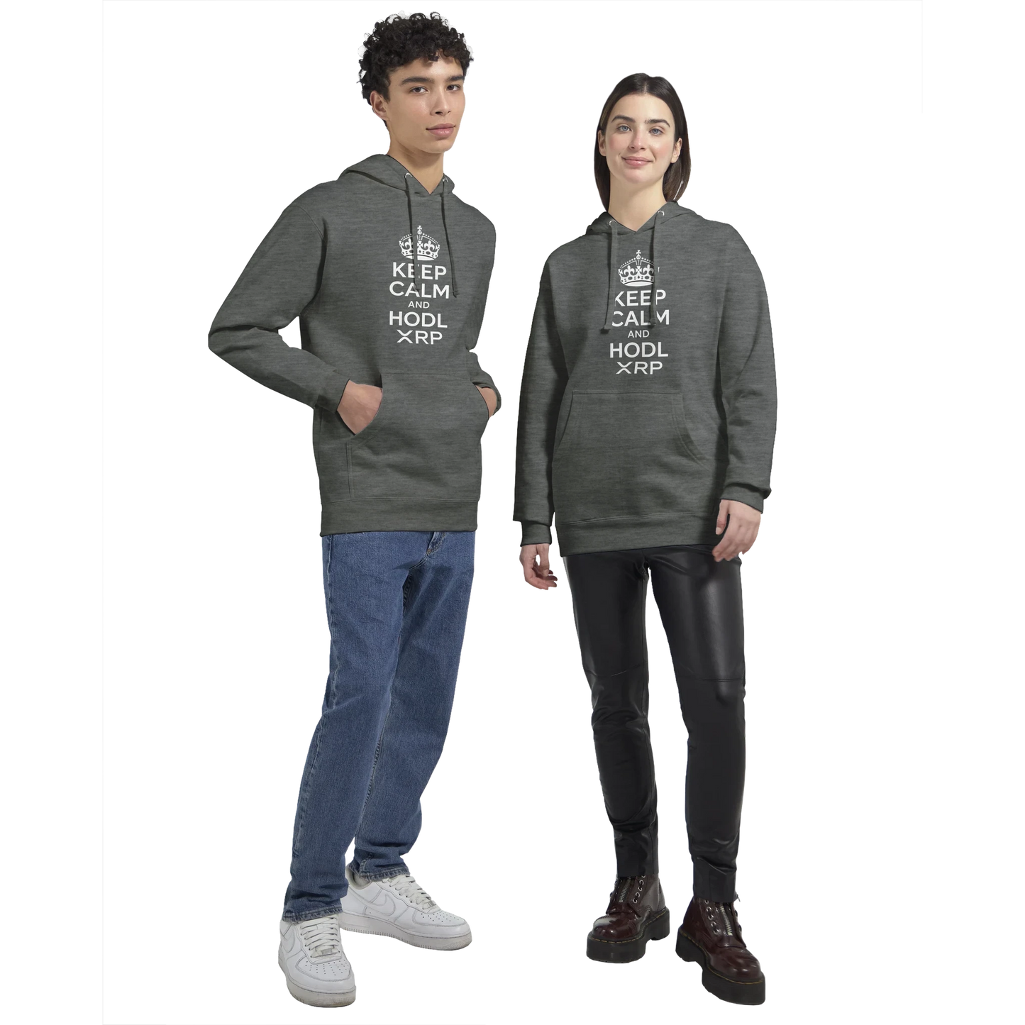 Keep Calm and HODL XRP Hoodie