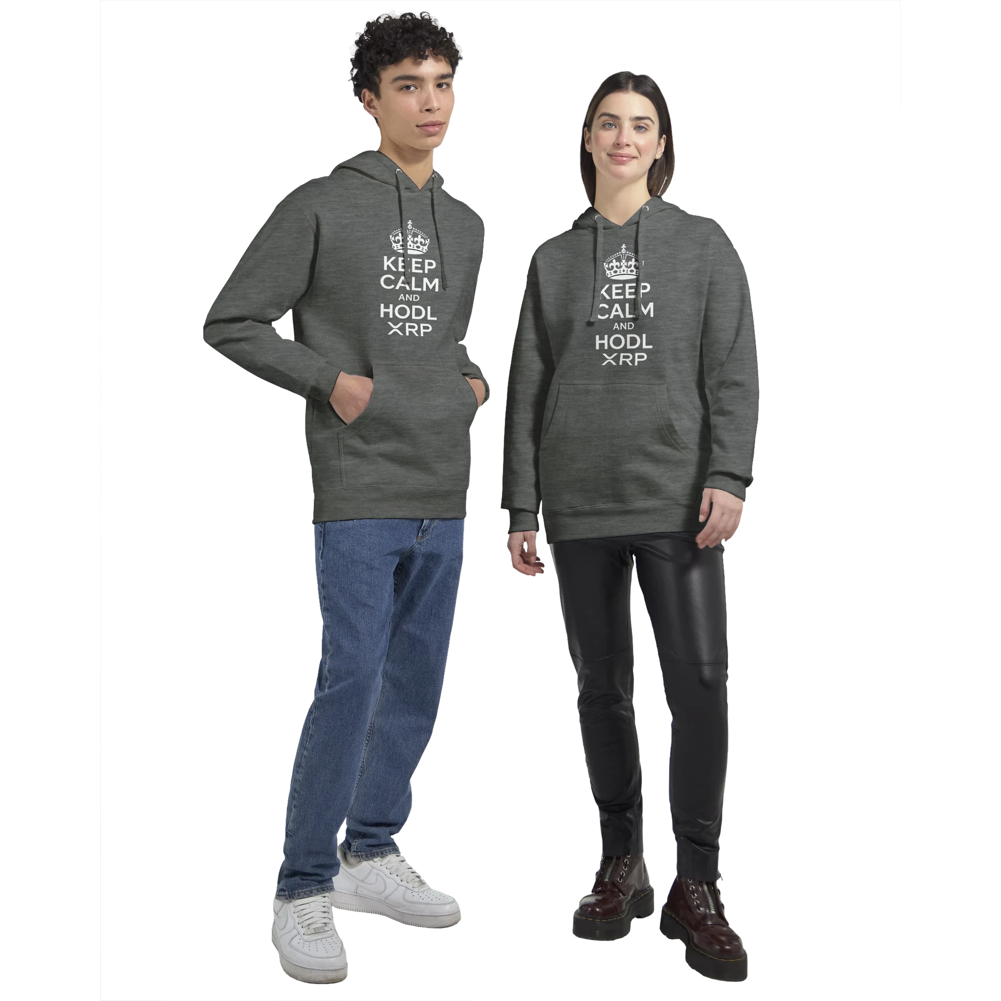 Keep Calm and HODL XRP Hoodie