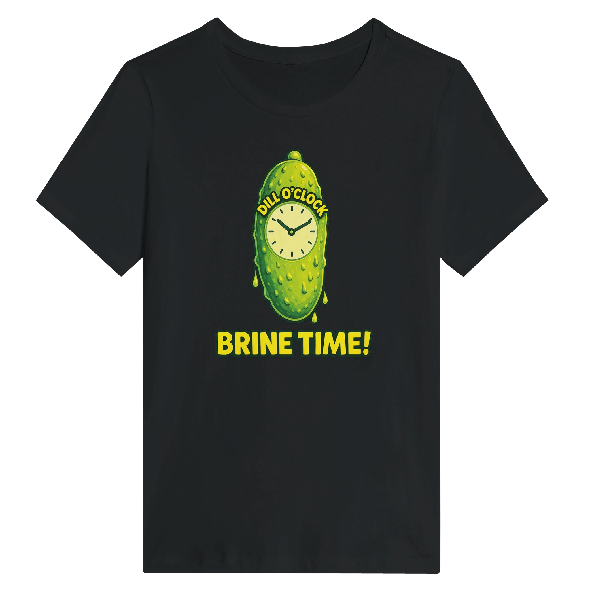 Women’s Dill OClock Brine Time Pickle T-Shirt