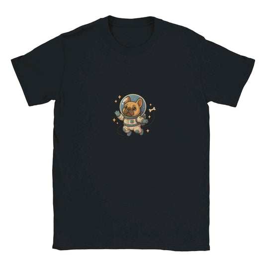 "AstroFrenchie" Frenchie T-Shirt – Adorable Space Explorer French Bulldog Design