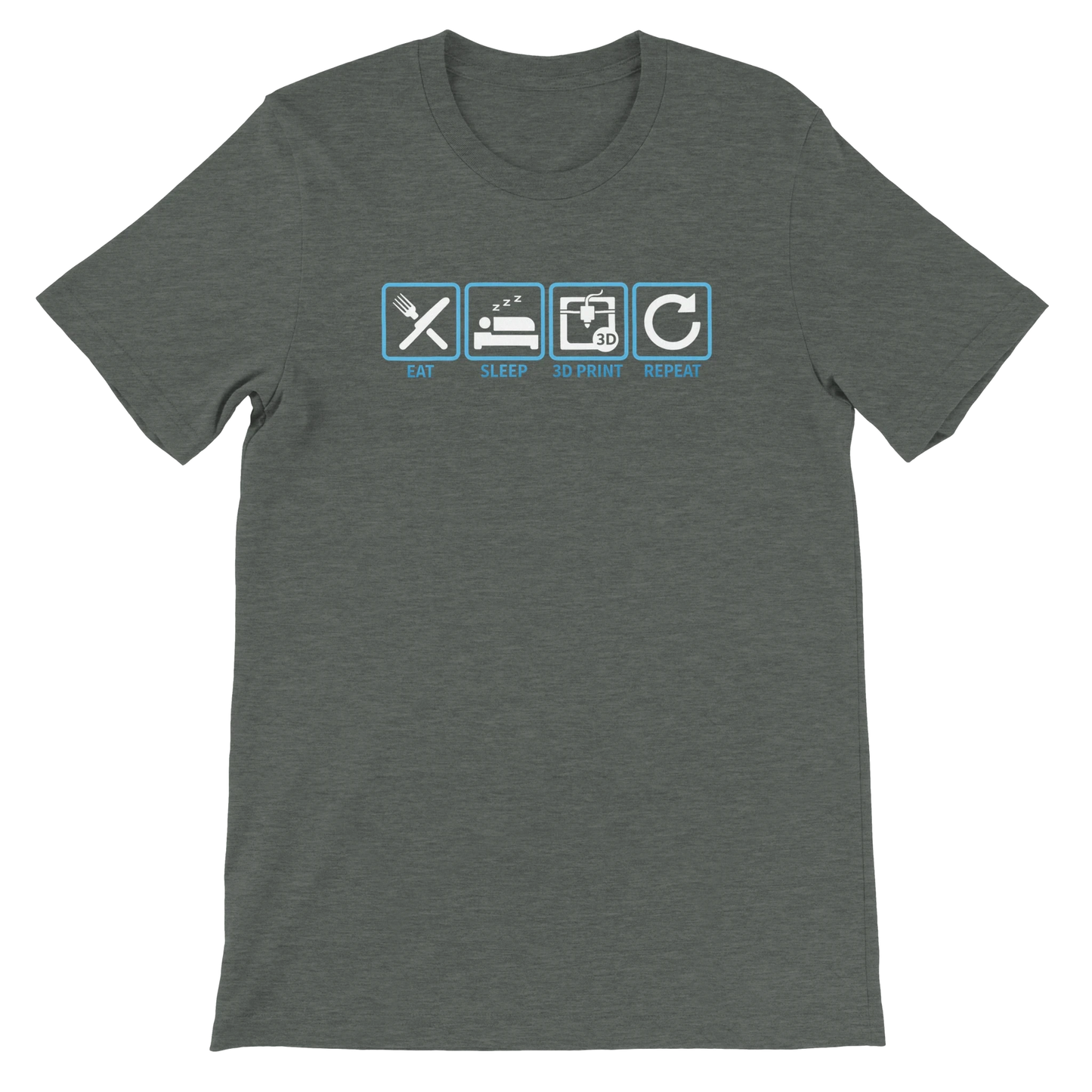 Eat Sleep 3D Print Repeat T-Shirt