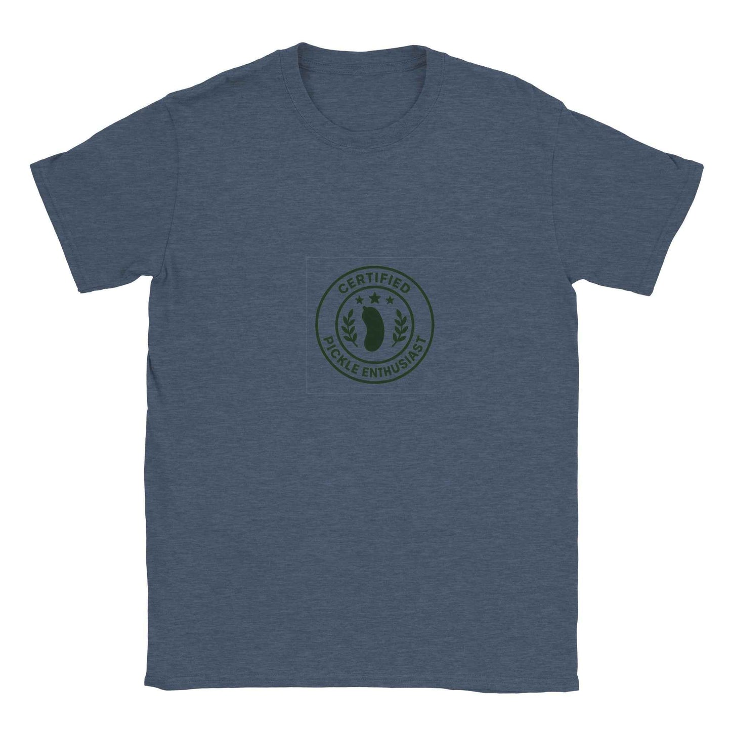 "Certified Pickle Enthusiast" Pickle T-Shirt – Classic Emblem Pickle Design for True Fans
