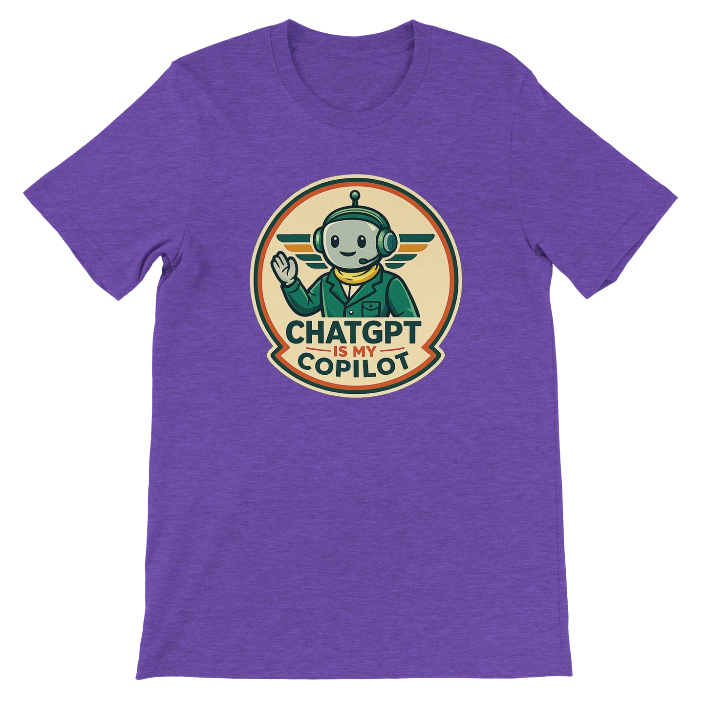 AI Co-Pilot Retro Tech T-Shirt