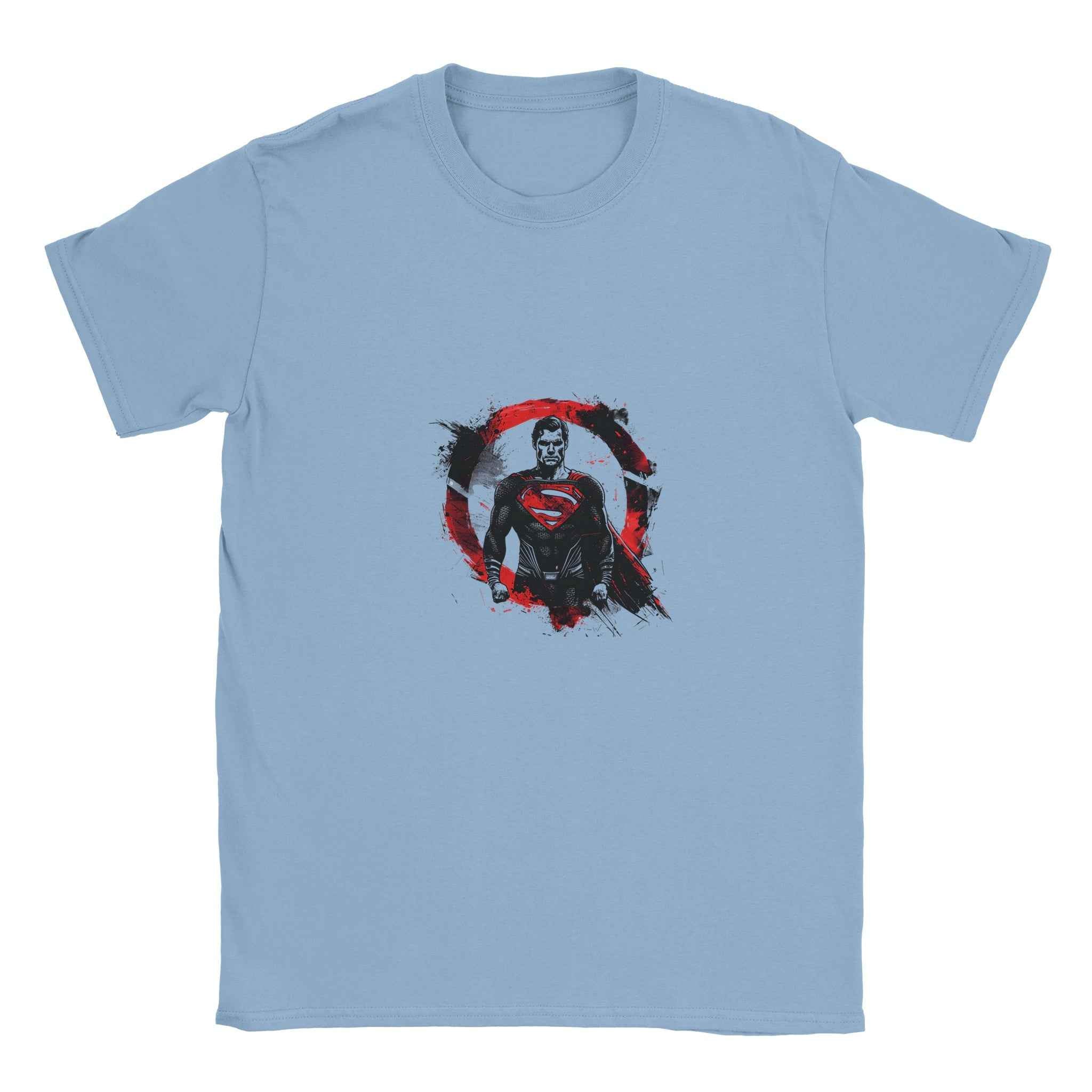 Superman Grunge Logo T-Shirt – Heroic Comic-Inspired Graphic Tee for Men & Women, Choose Your Color & Size