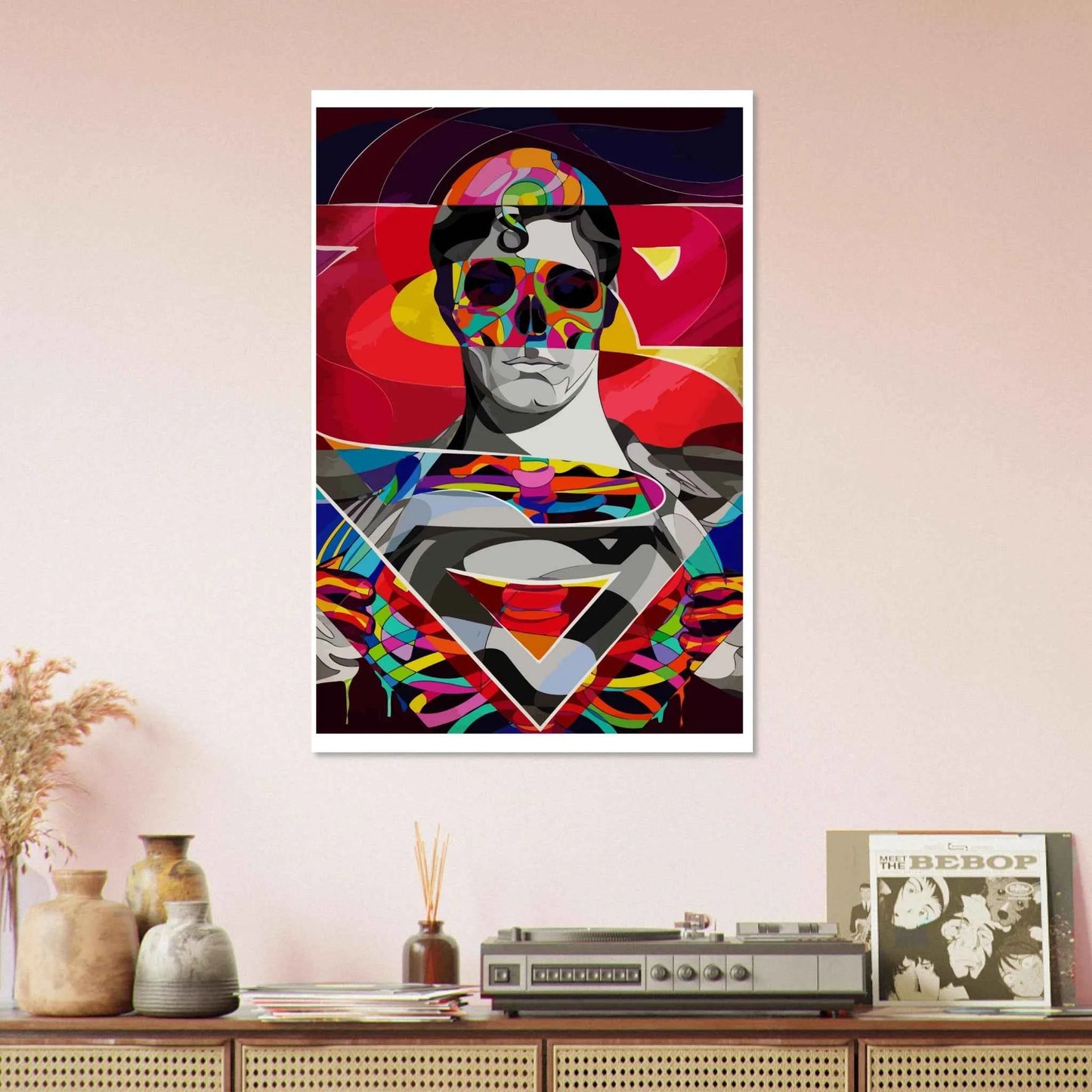 Abstract Hero Inspired Fine Art Poster