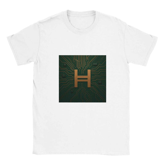 Hedera Hashgraph T-Shirt – Circuitry Style Tee for Crypto Enthusiasts