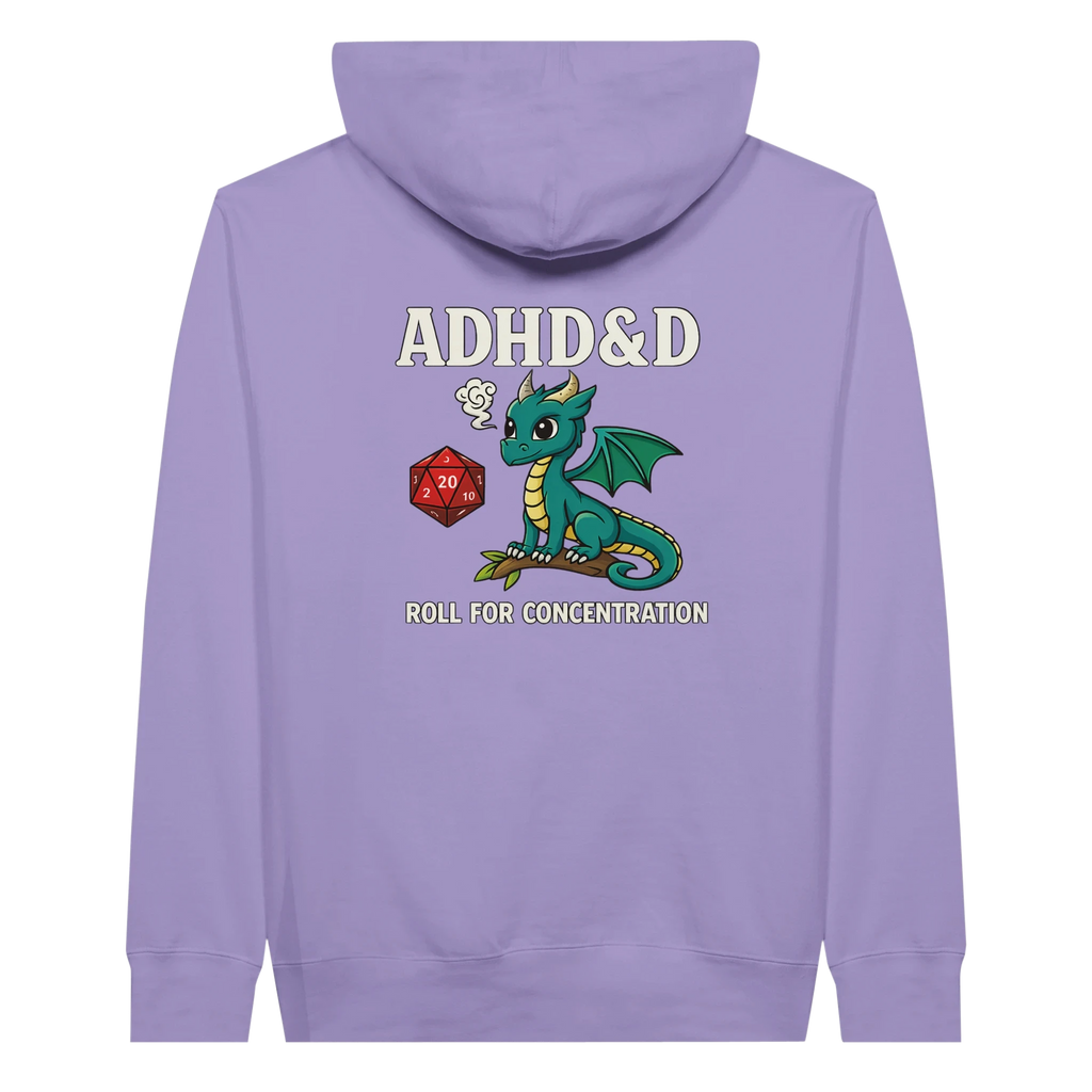 ADHD&D Roll for Concentration Hoodie