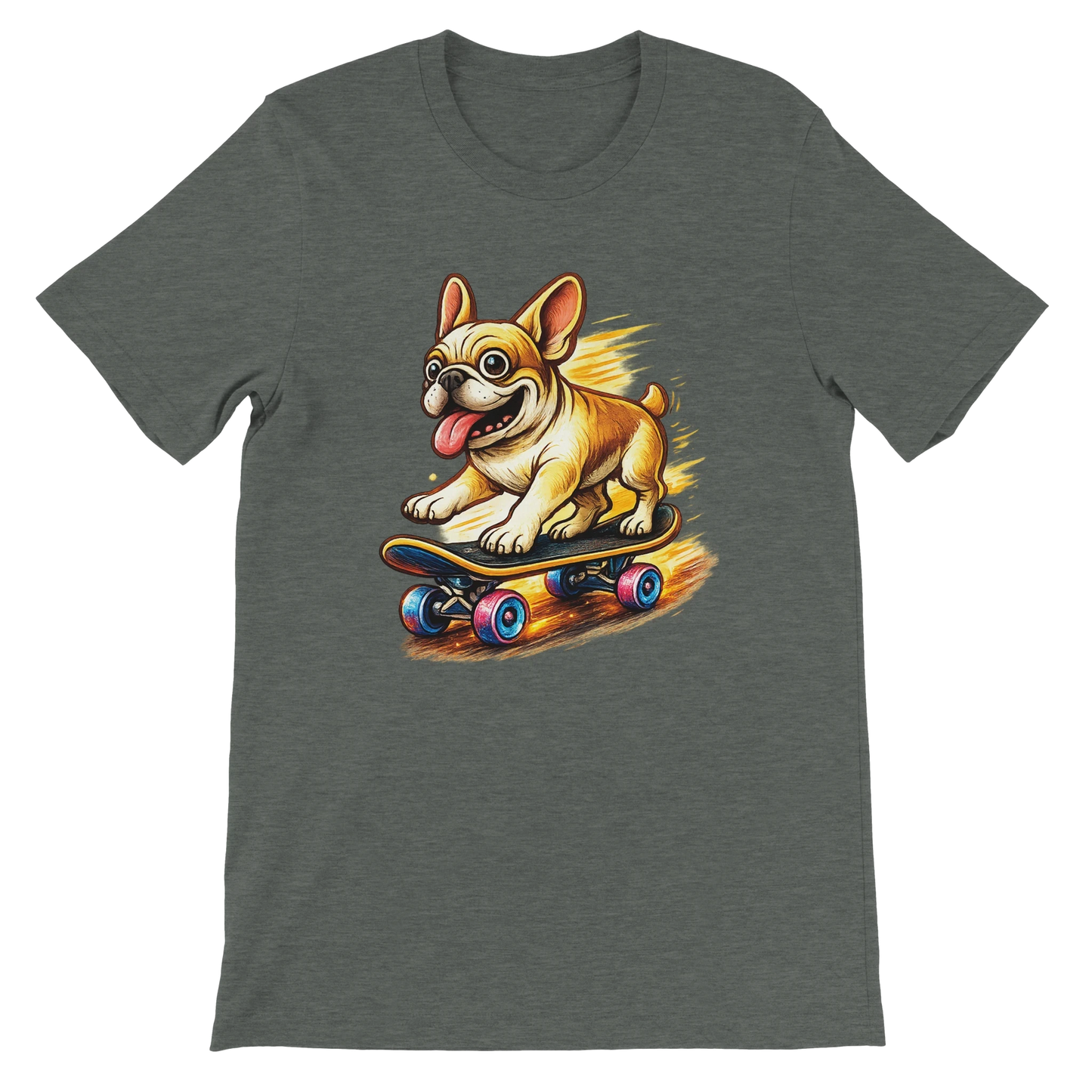 Skater Frenchie T-Shirt
