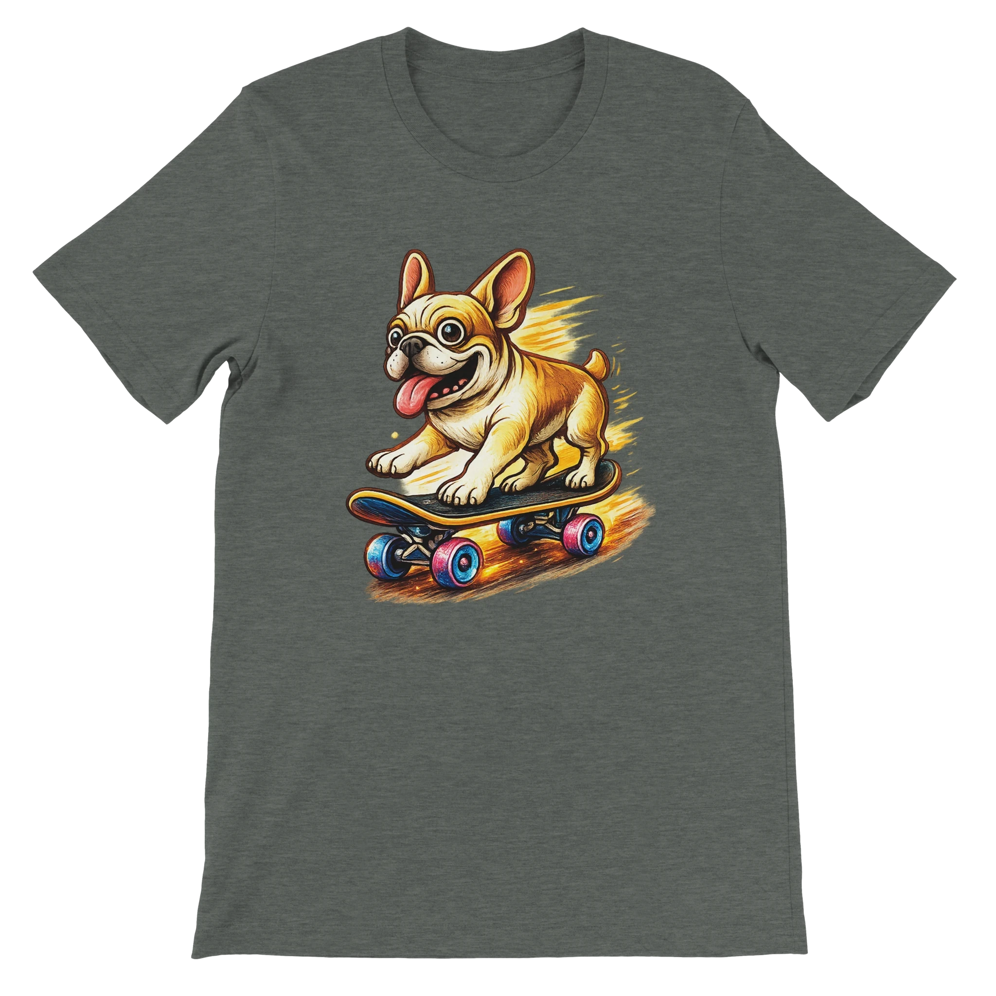 Skater Frenchie T-Shirt