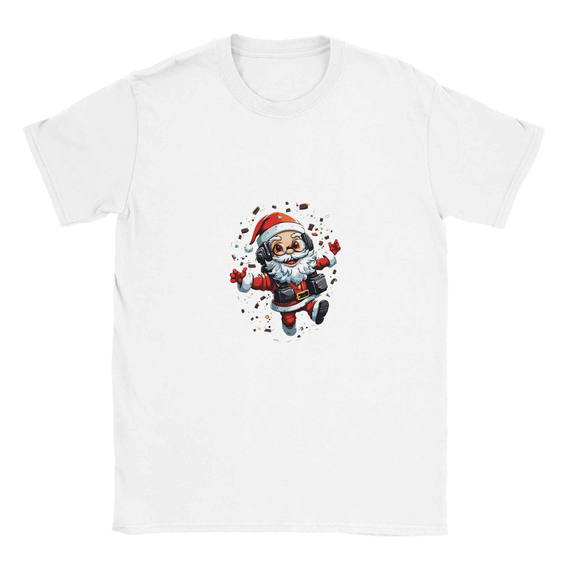Gamer Santa Christmas T-Shirt – Festive Holiday Graphic Tee for Gamers & Tech Lovers