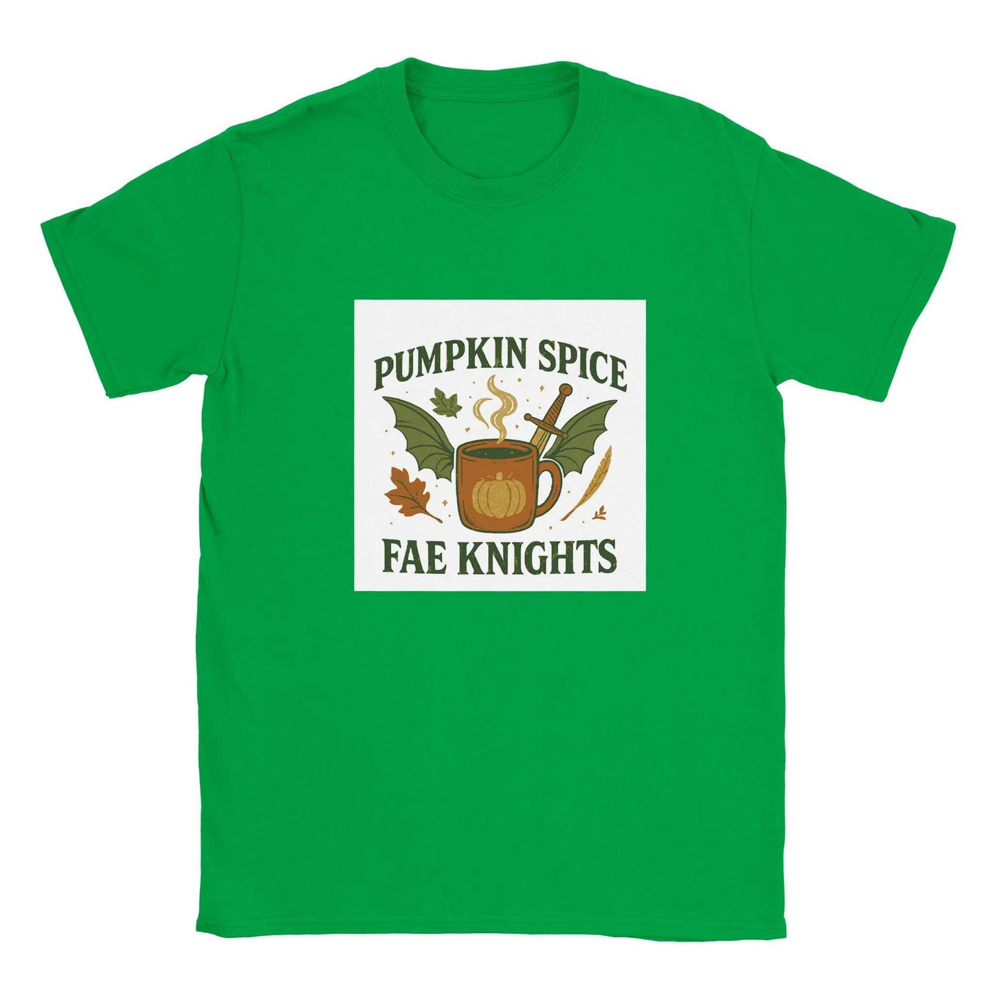 Pumpkin Spice Fae Knights Tee – Whimsical Fall Fantasy Tee - F4 Custom Prints