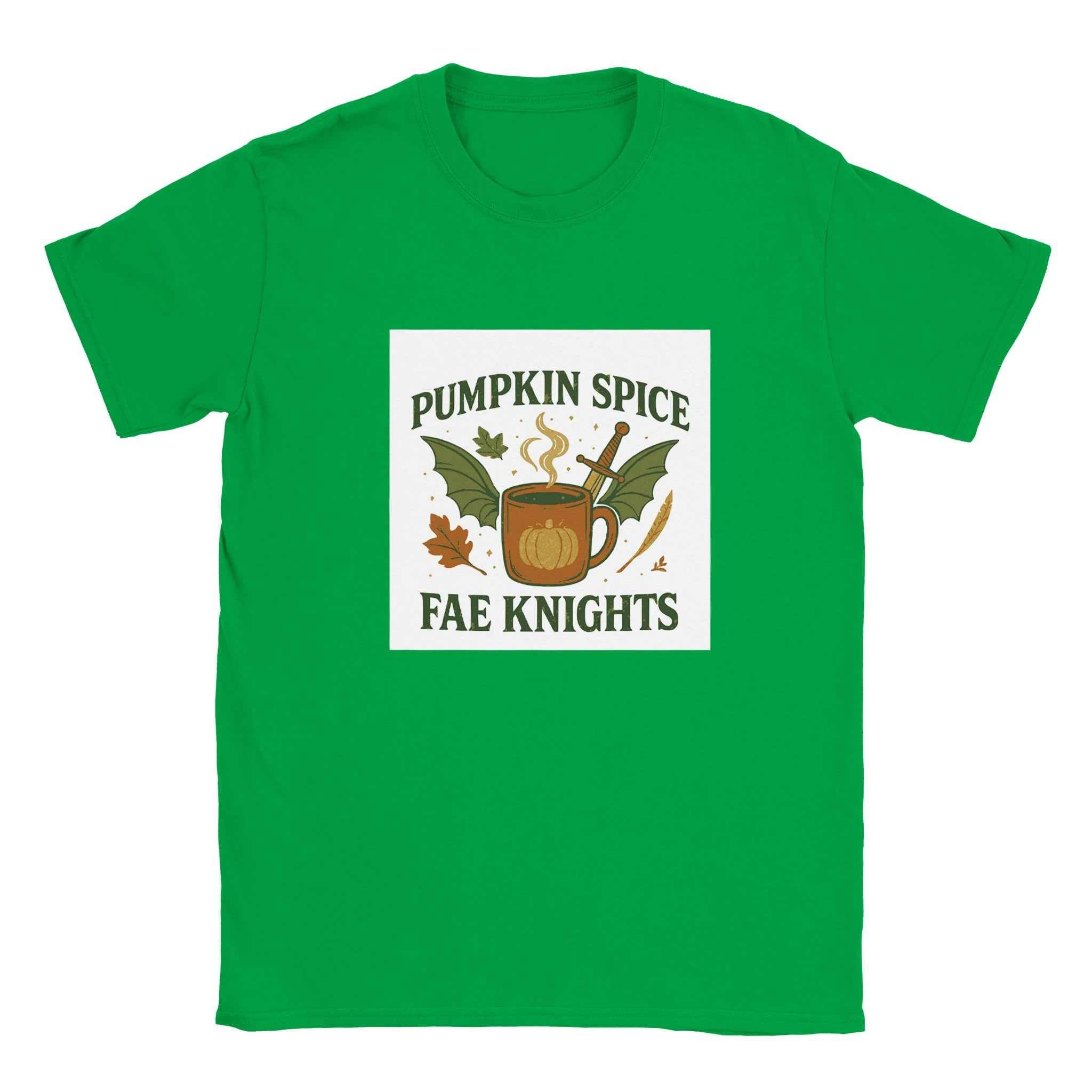 Pumpkin Spice Fae Knights T-Shirt – Fantasy Fall Bookish Tee