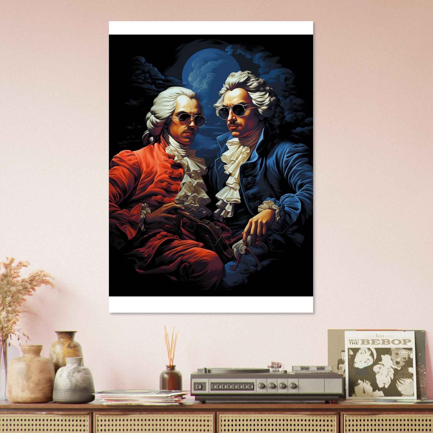 Classical Cool: Baroque Bad Boys Poster – Iconic Wall Art with a Modern Twist (Multiple Sizes Available)