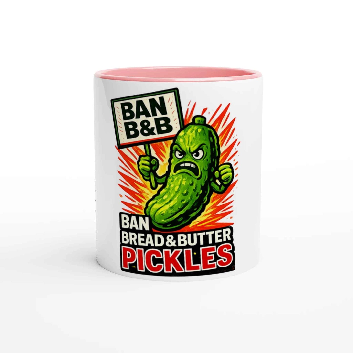 Ban B&B Pickle 11oz Coffee Mug with Color Inside