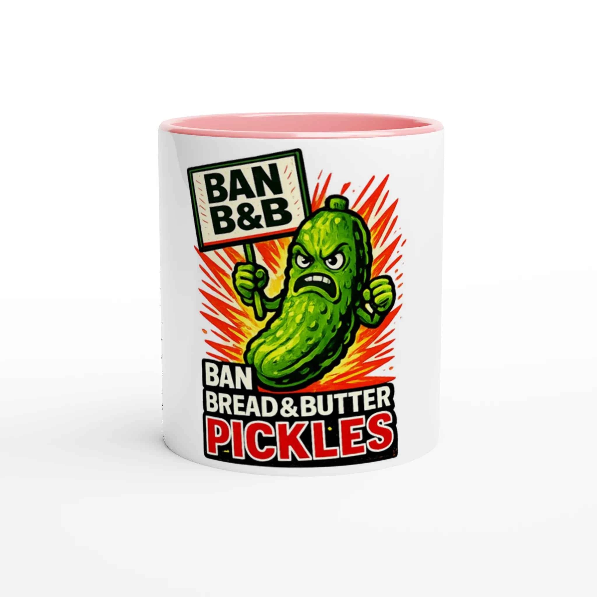 Ban B&B Pickle 11oz Coffee Mug with Color Inside