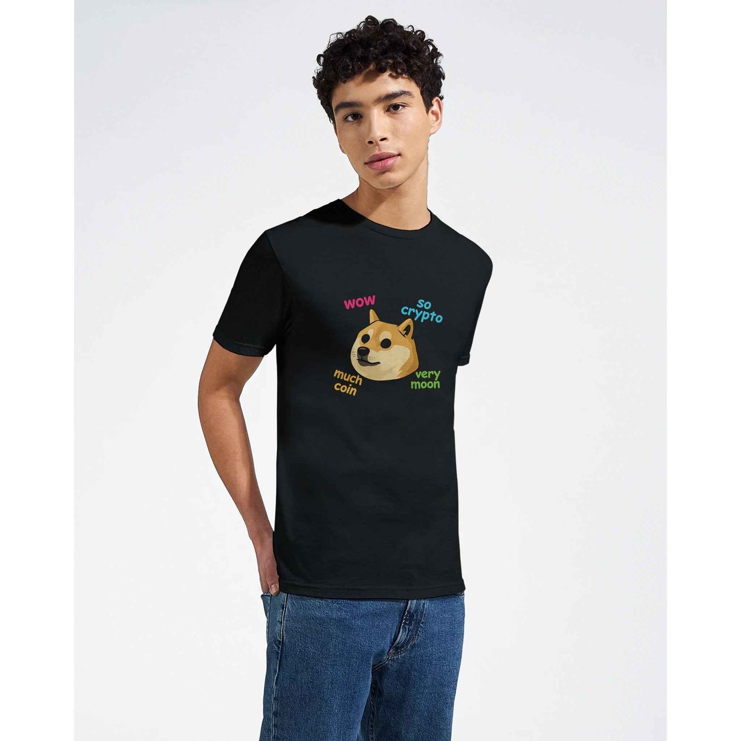 Doge Meme T-Shirt – So Crypto, Much Style, Very Moon! Choose Your Color & Size.
