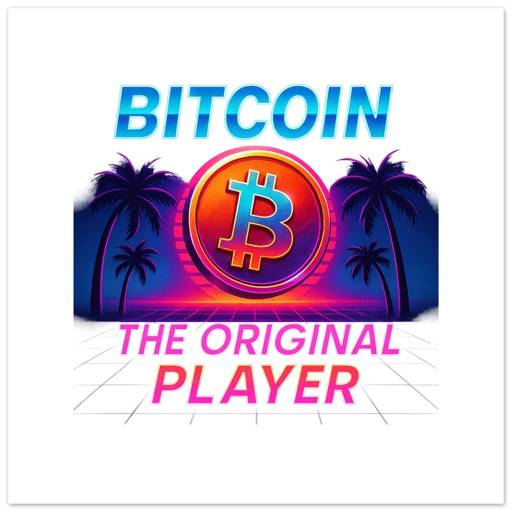 Bitcoin Original Player Fine Art Poster
