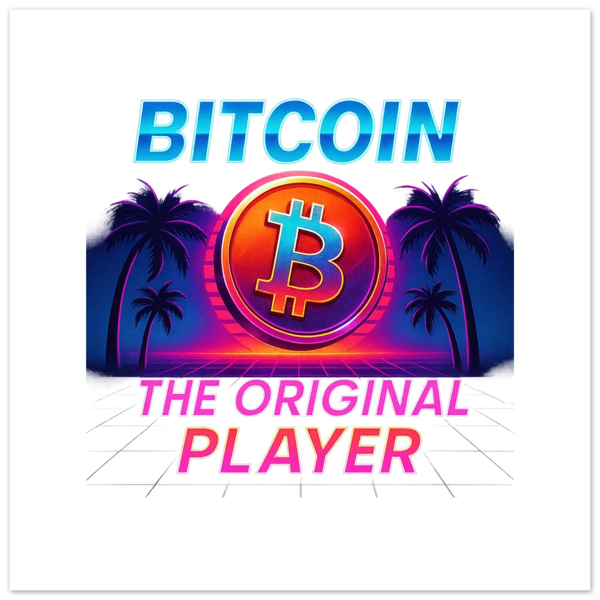 Bitcoin Original Player Fine Art Poster