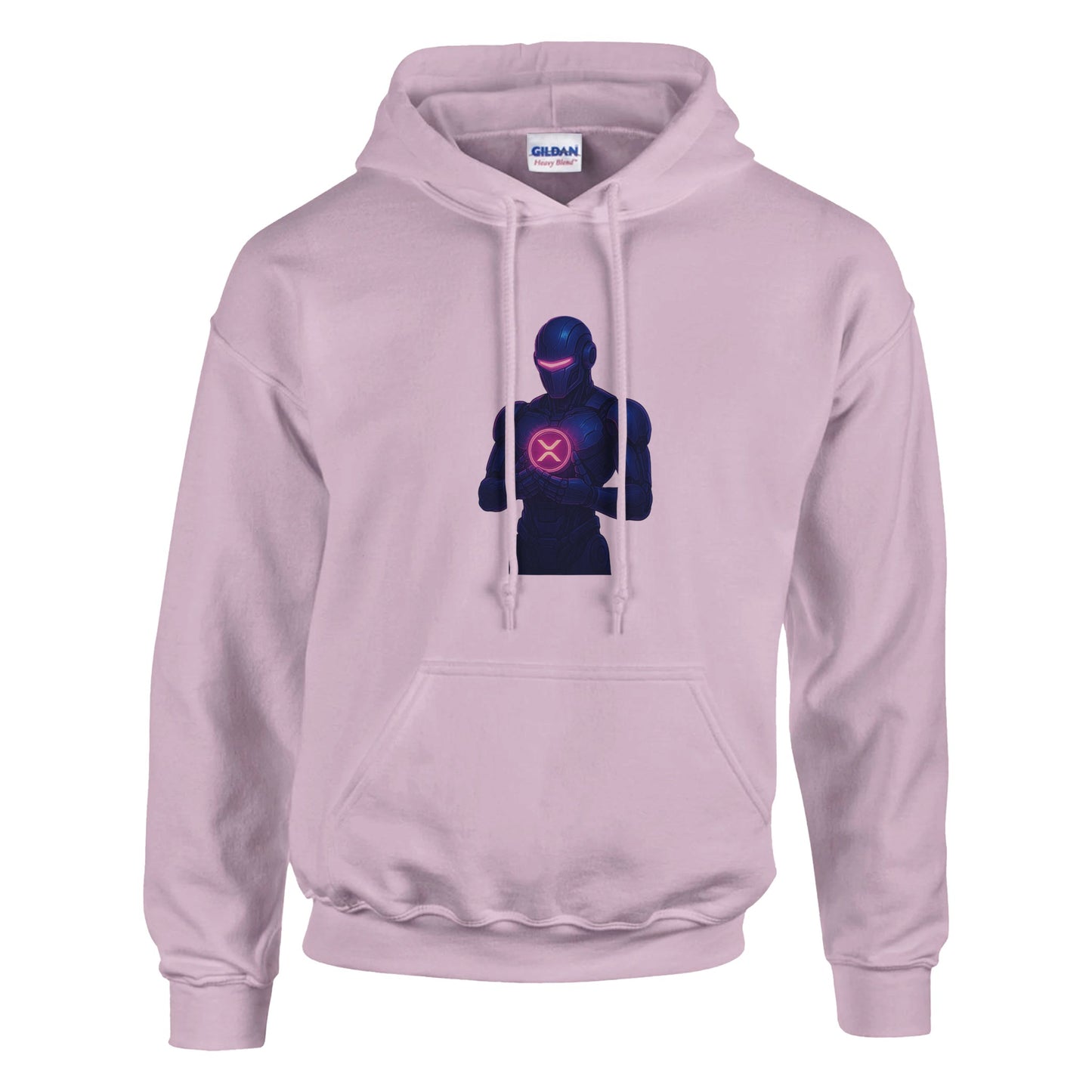 XRP Crypto Robot Hoodie – Blockchain Enthusiast Gear - F4 Custom Prints