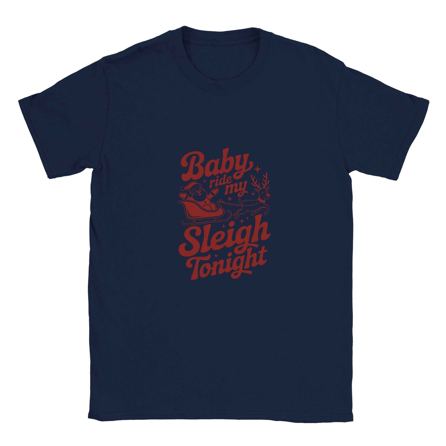 Baby Ride My Sleigh Tonight Christmas Shirt – Festive Holiday Graphic Tee for All