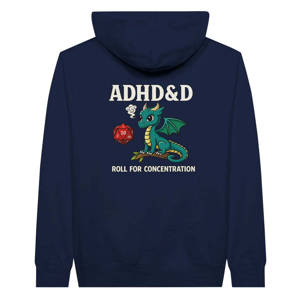 ADHD&D Roll for Concentration Hoodie