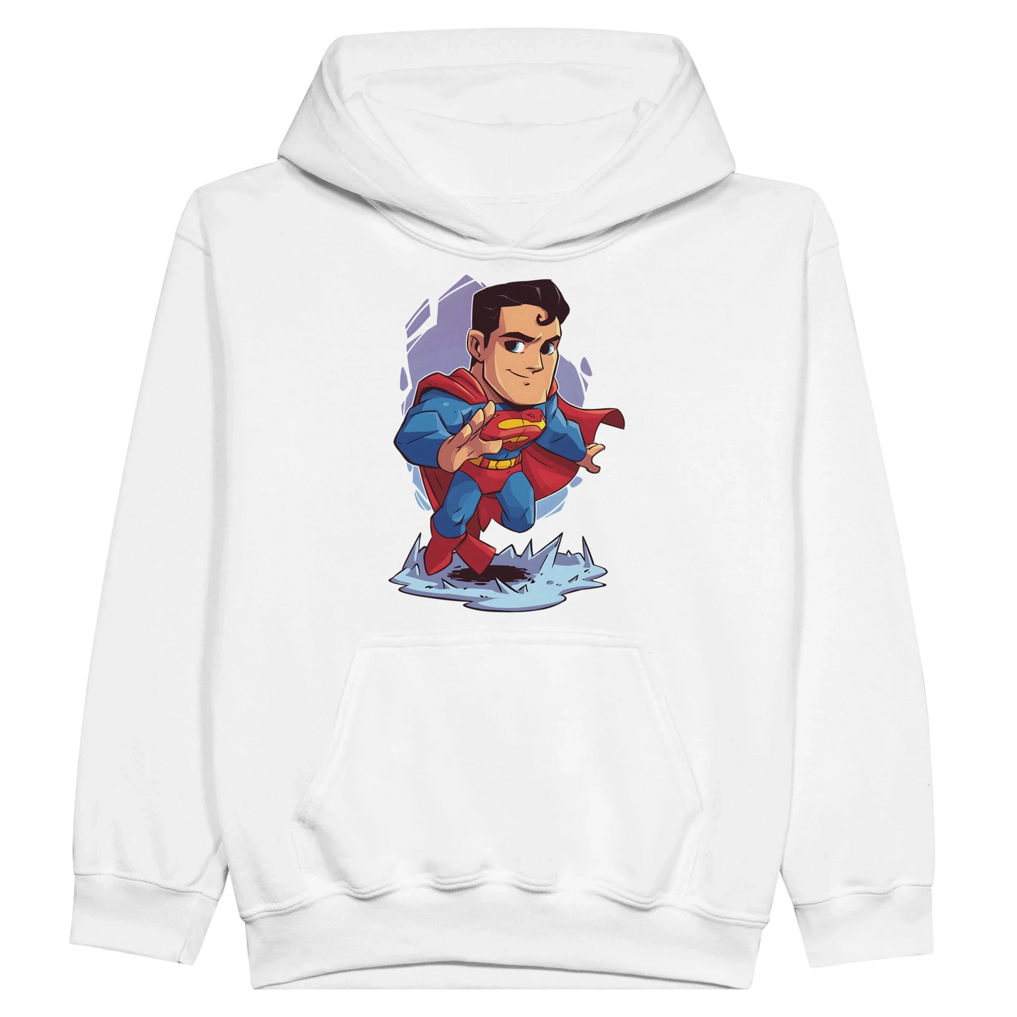 Kids Chibi Superman Inspired Hoodie